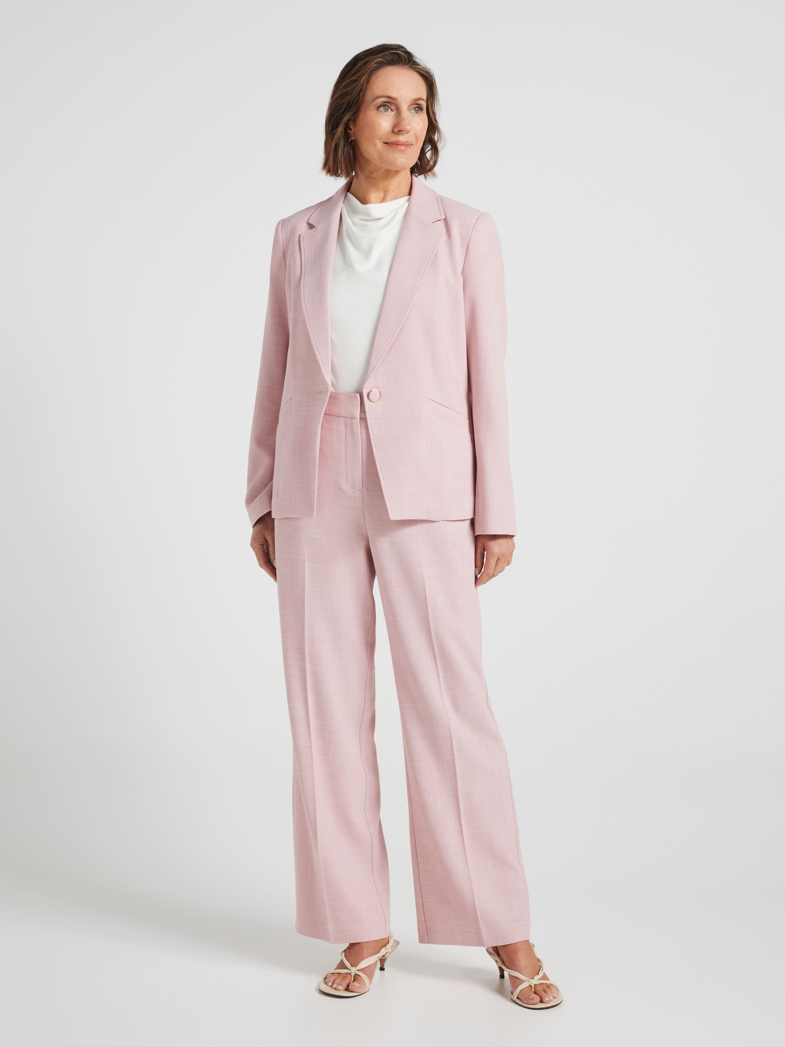 Felicity Viscose Cutaway Blazer