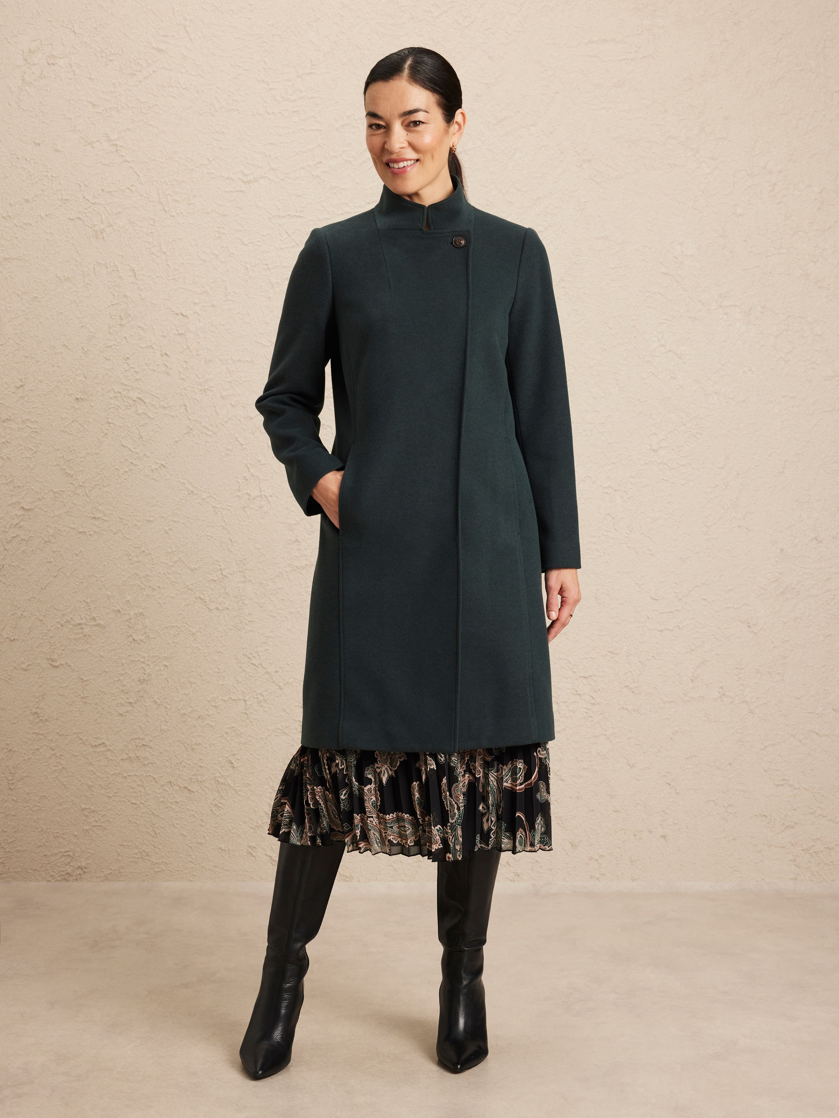 Willow Funnel Neck Coat