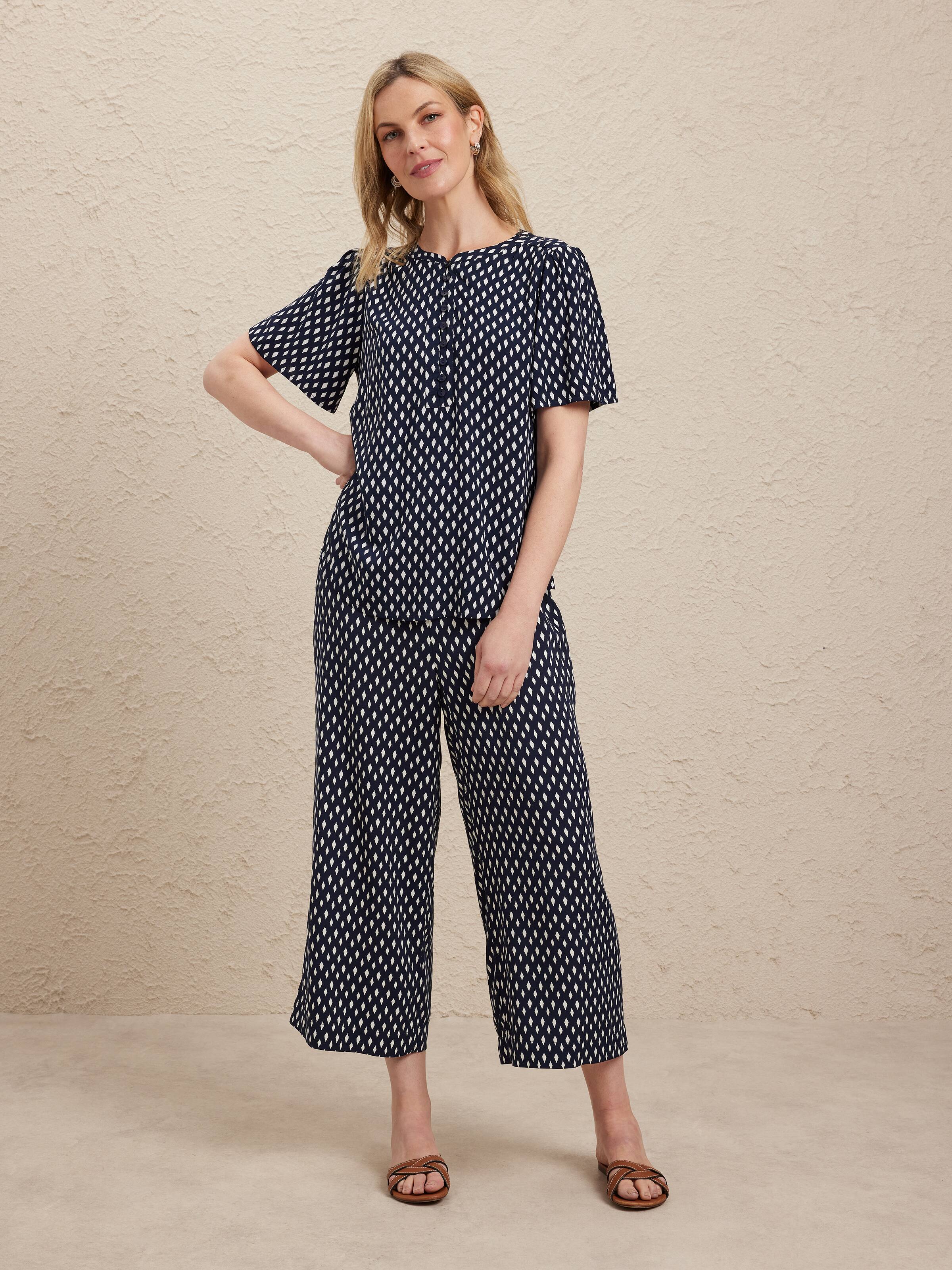 Soft Viscose Print Culotte