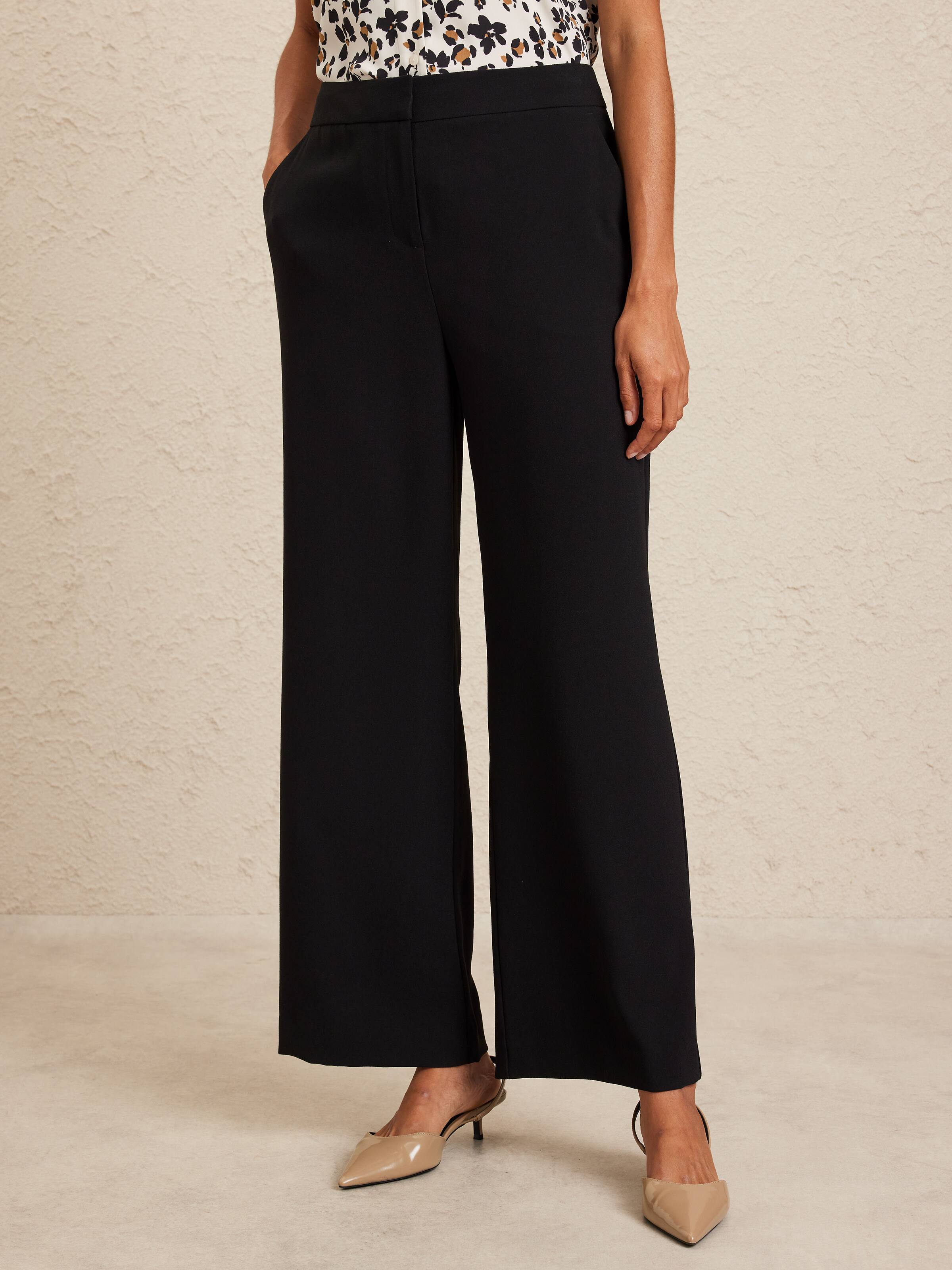 Lola Button Detail Crepe Pant