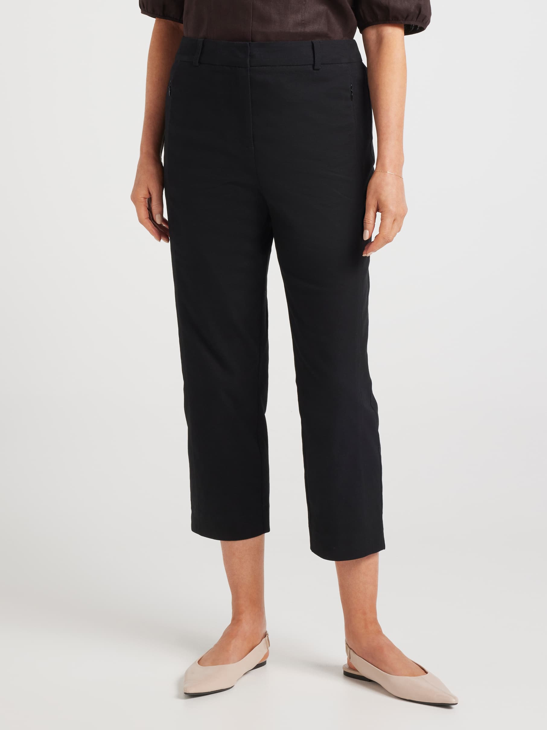Camille Oxford Capri Pant