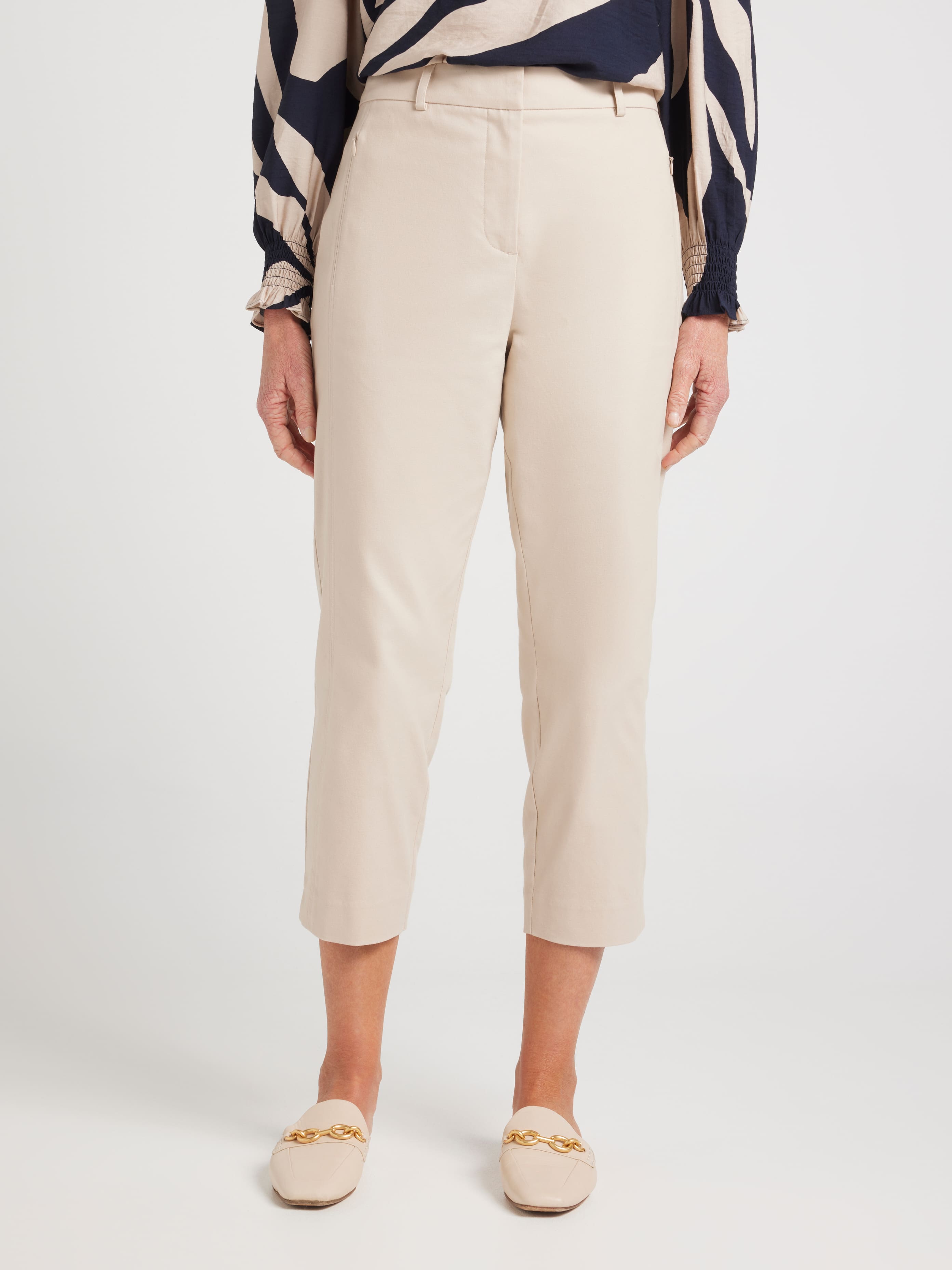 Camille Oxford Capri Pant