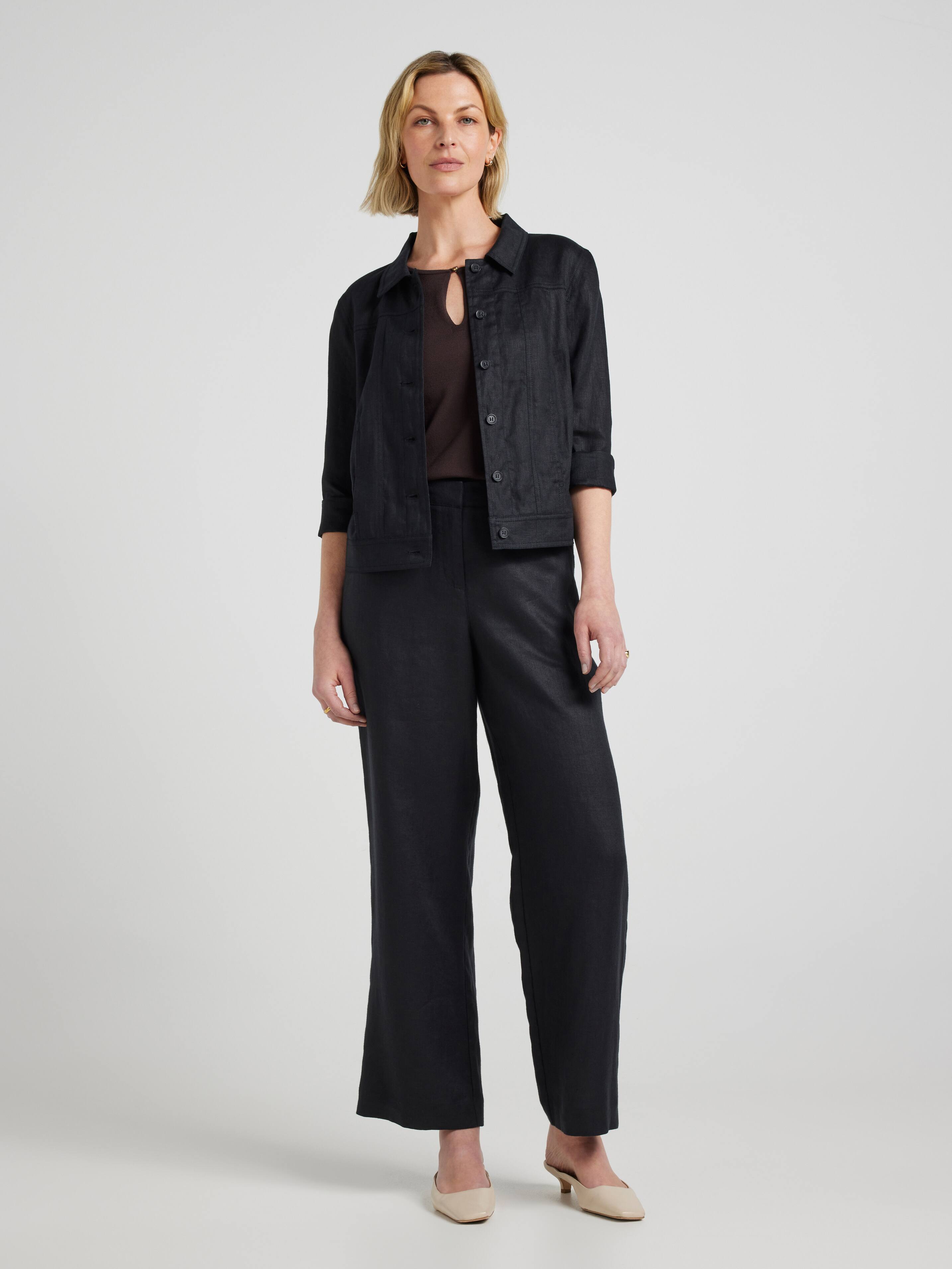 Rue Full Length Relaxed Linen Pant