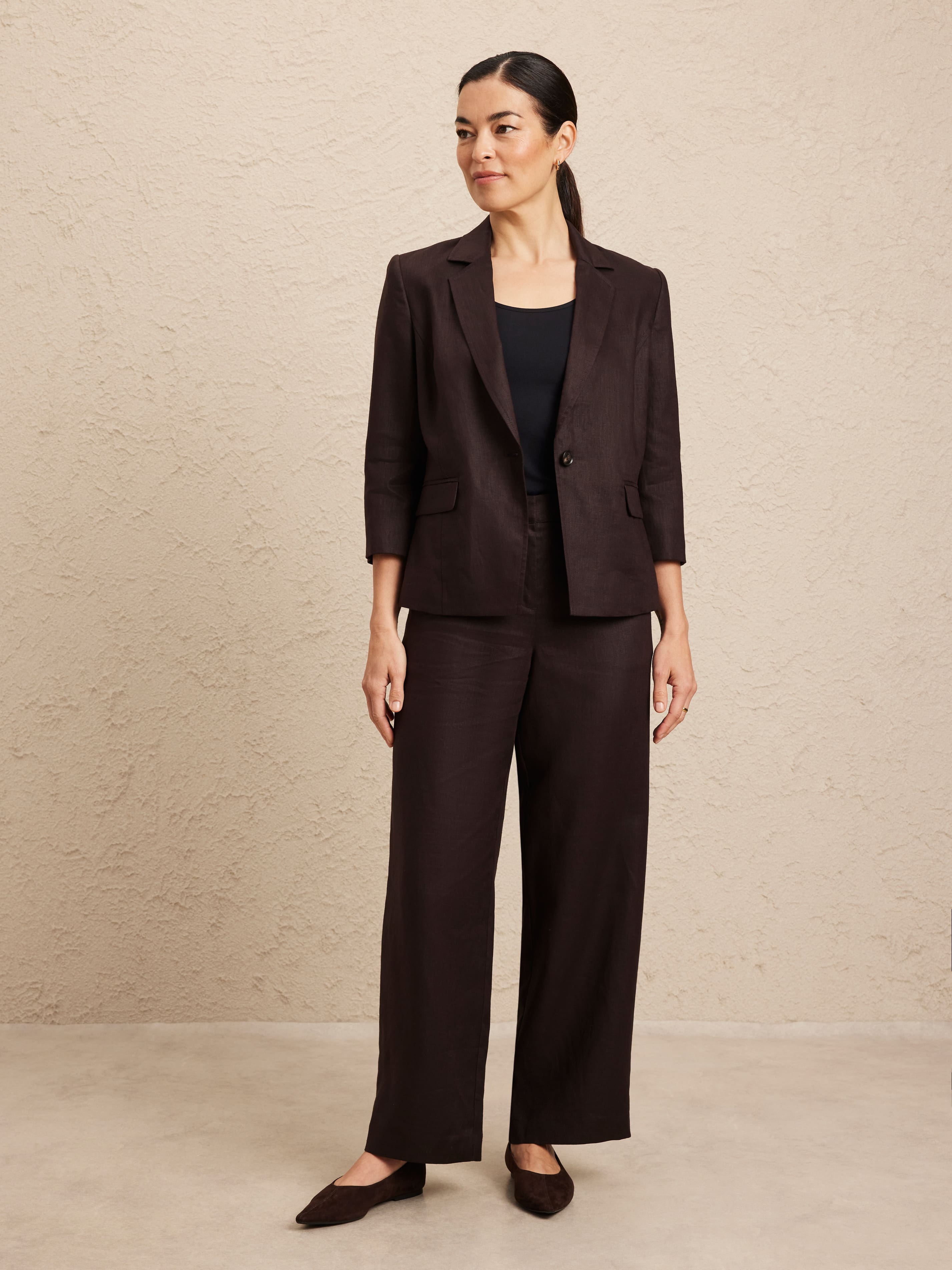 Rue Full Length Relaxed Linen Pant
