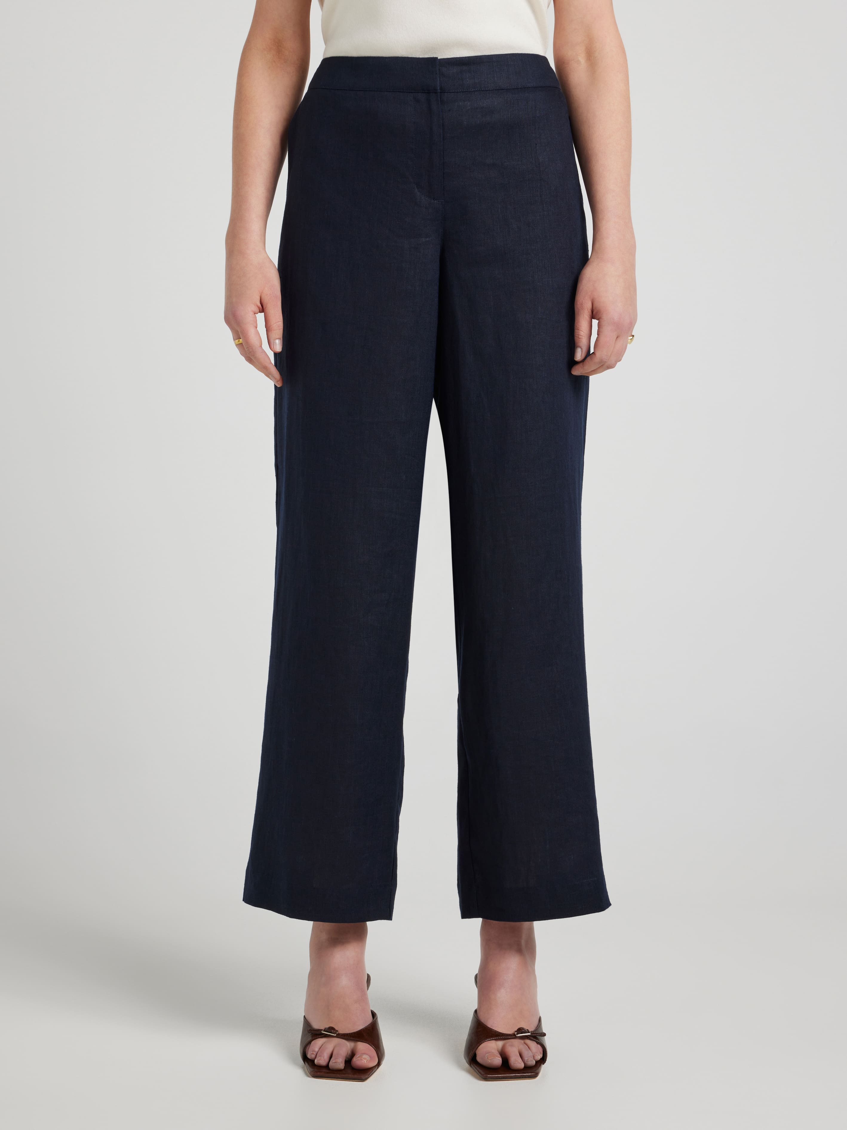 Rue Full Length Relaxed Linen Pant