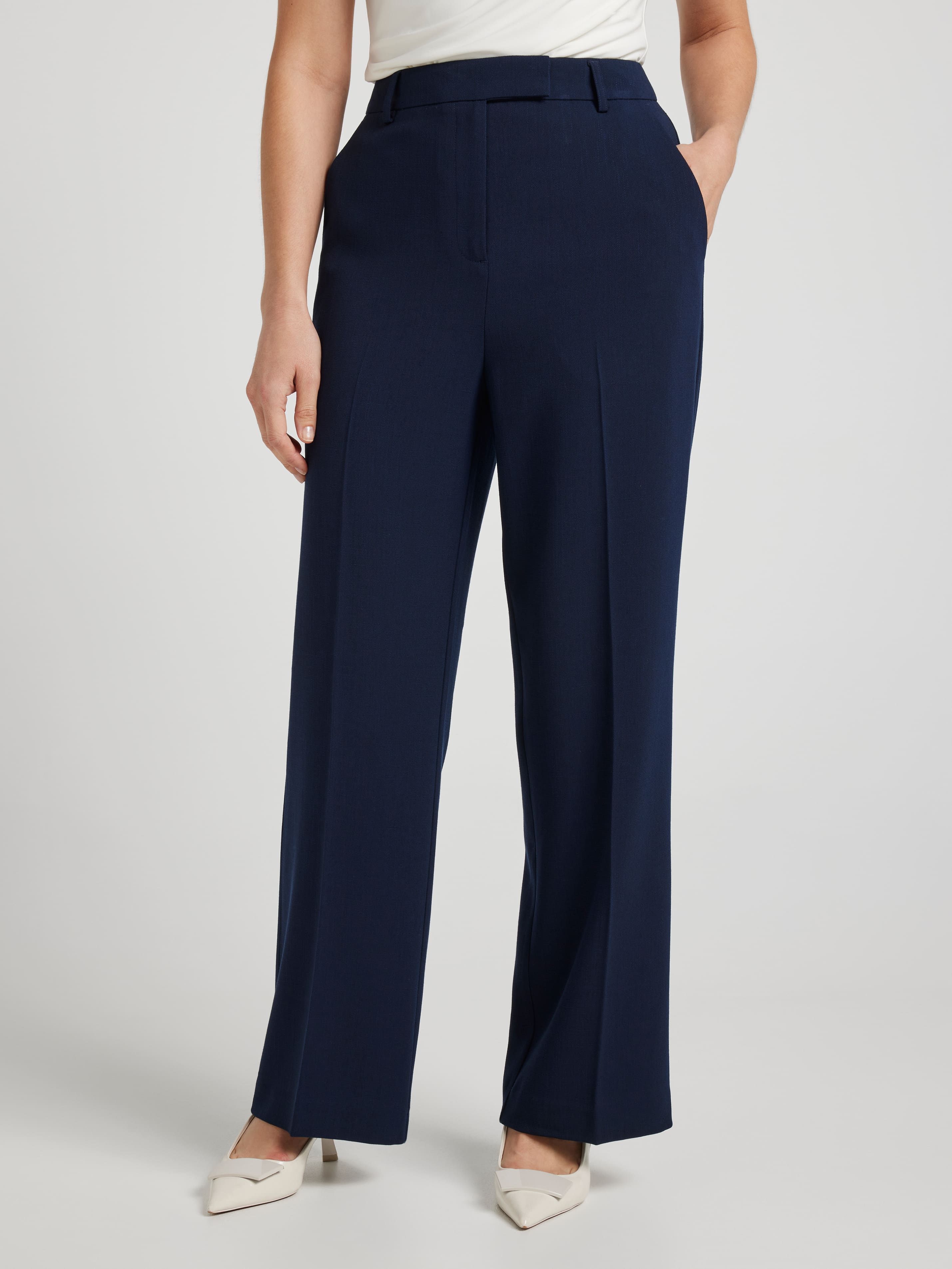 Renata Viscose Full Length Wide Pant