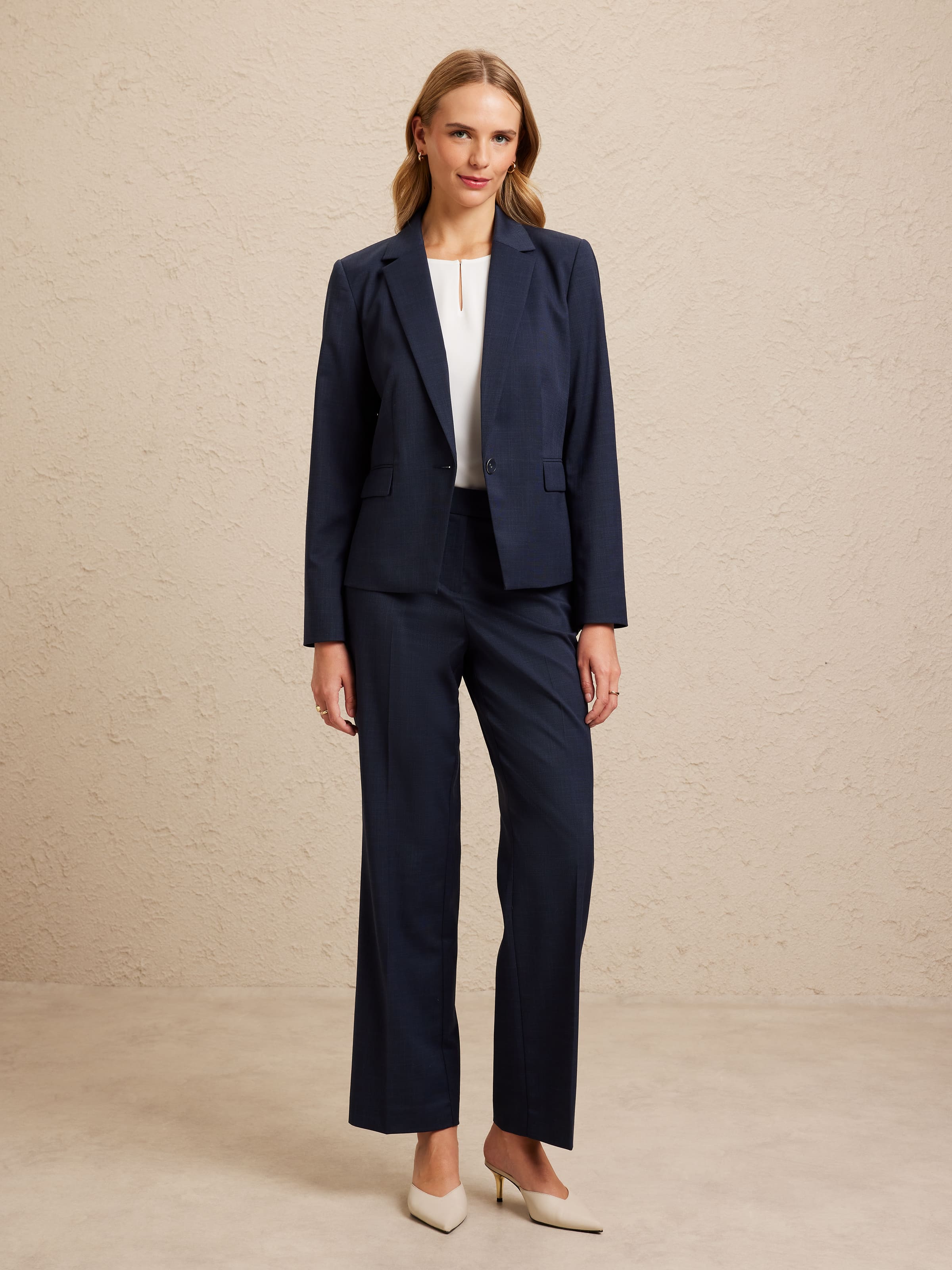 Pve Crosshatch Suit Pant