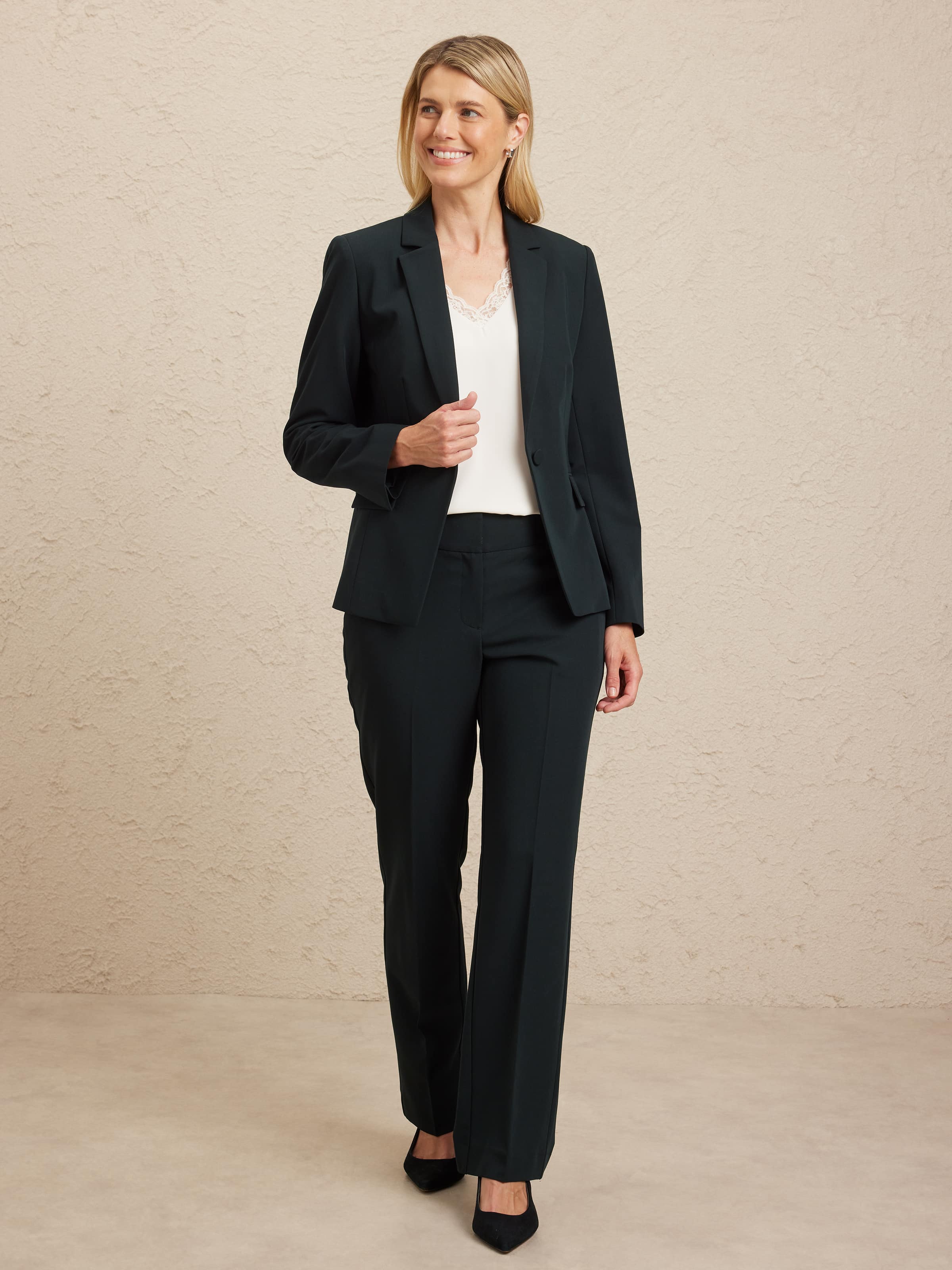 Jordin Straight Leg Suit Pant