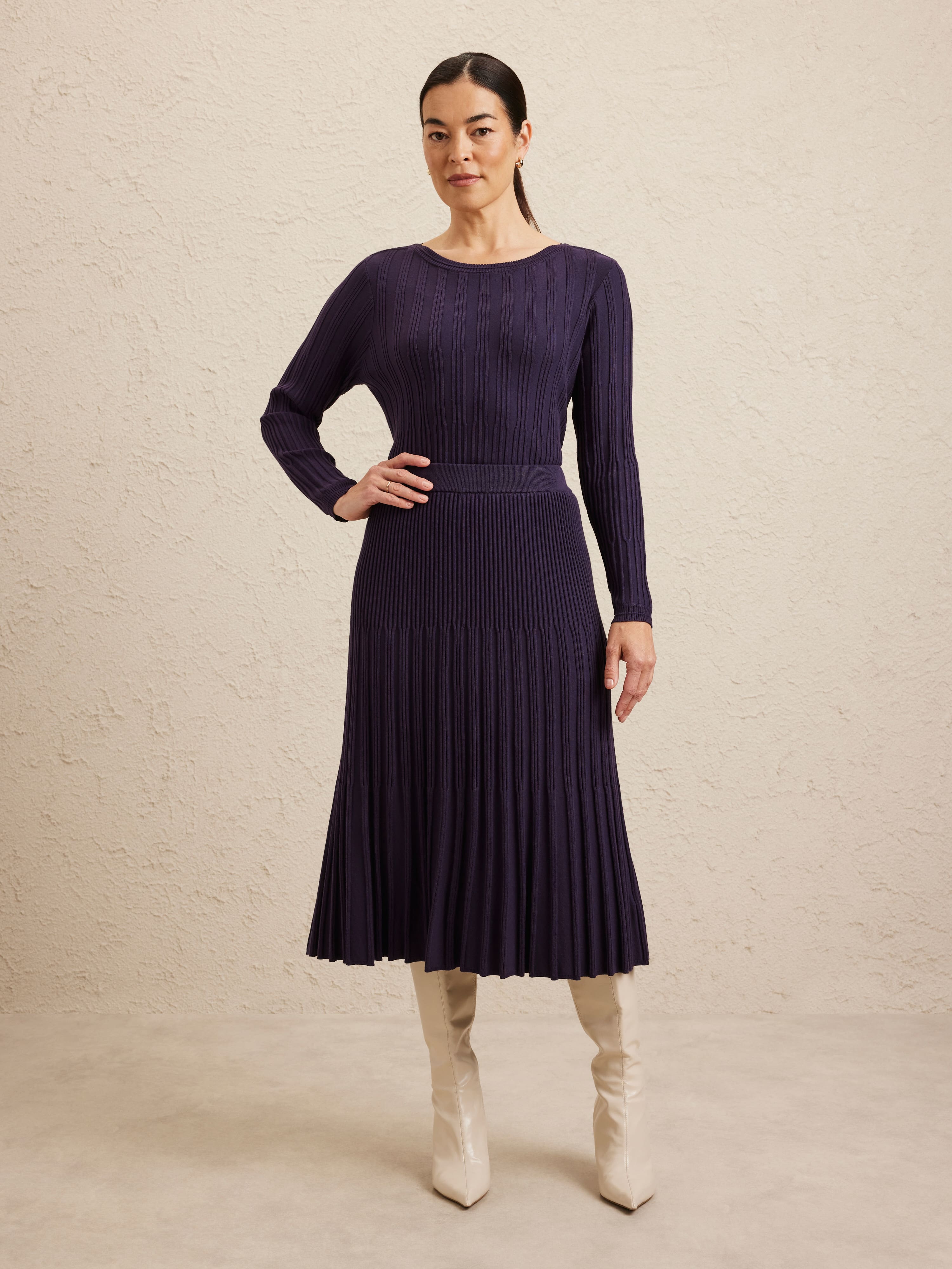 Seville Variegated Rib Skirt