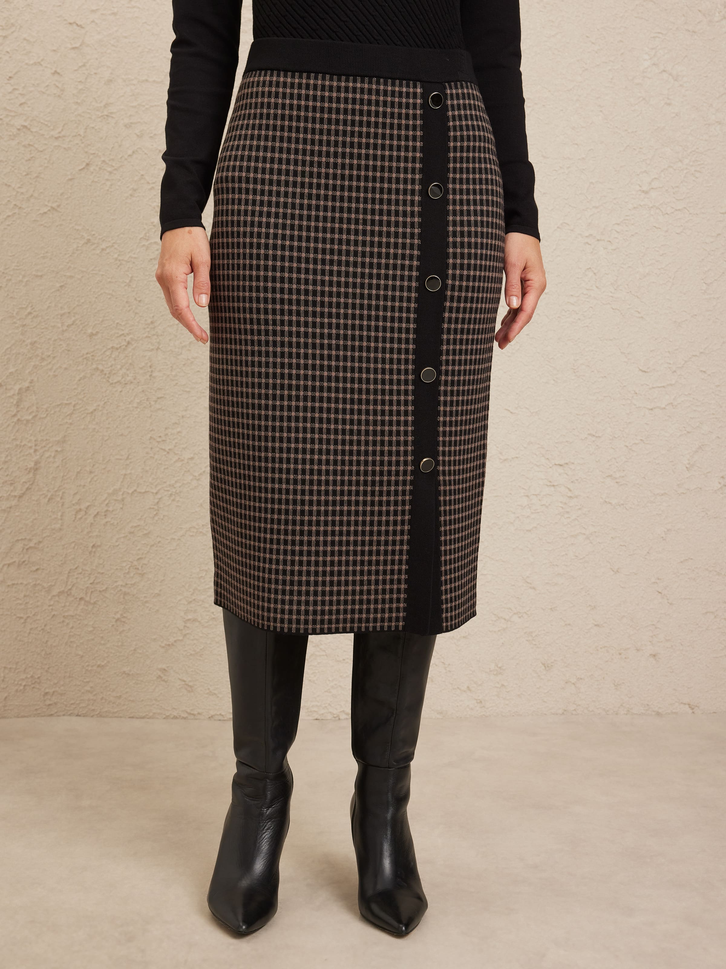 Florence Knit Pencil Skirt