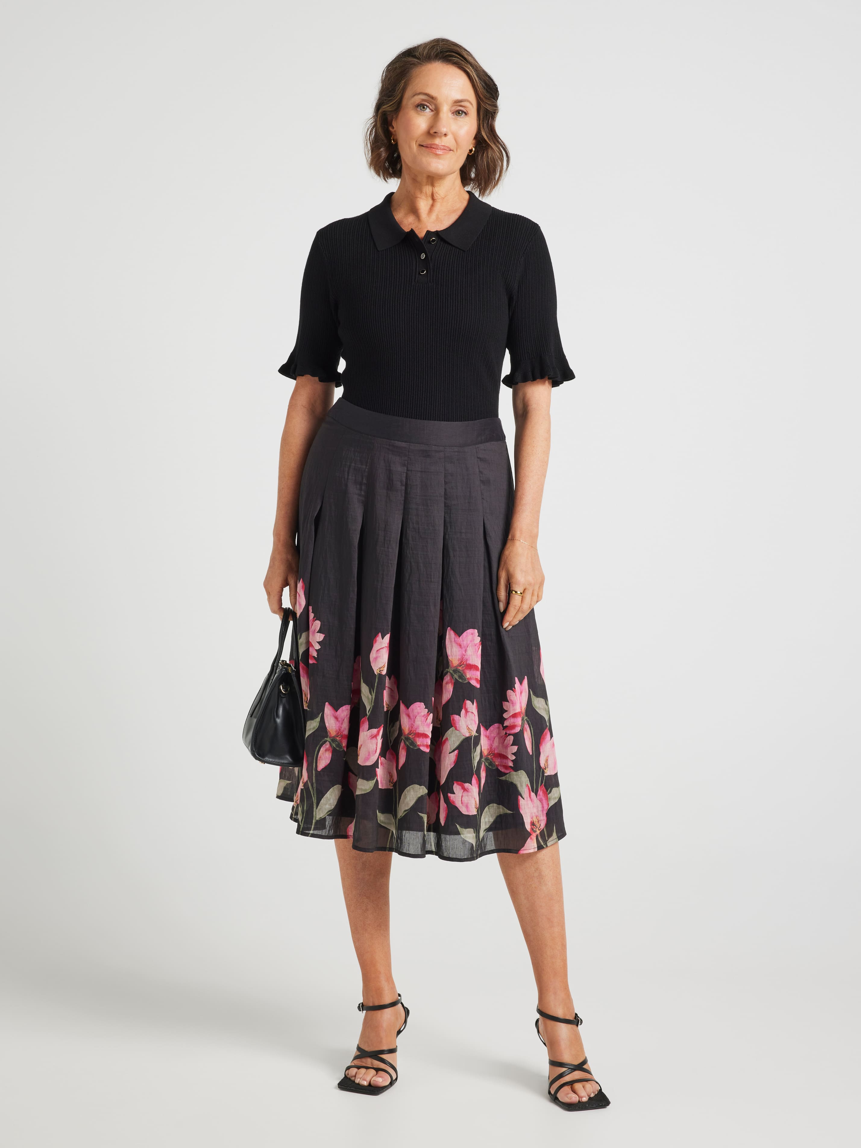 Lily Lyocell Midi Skirt