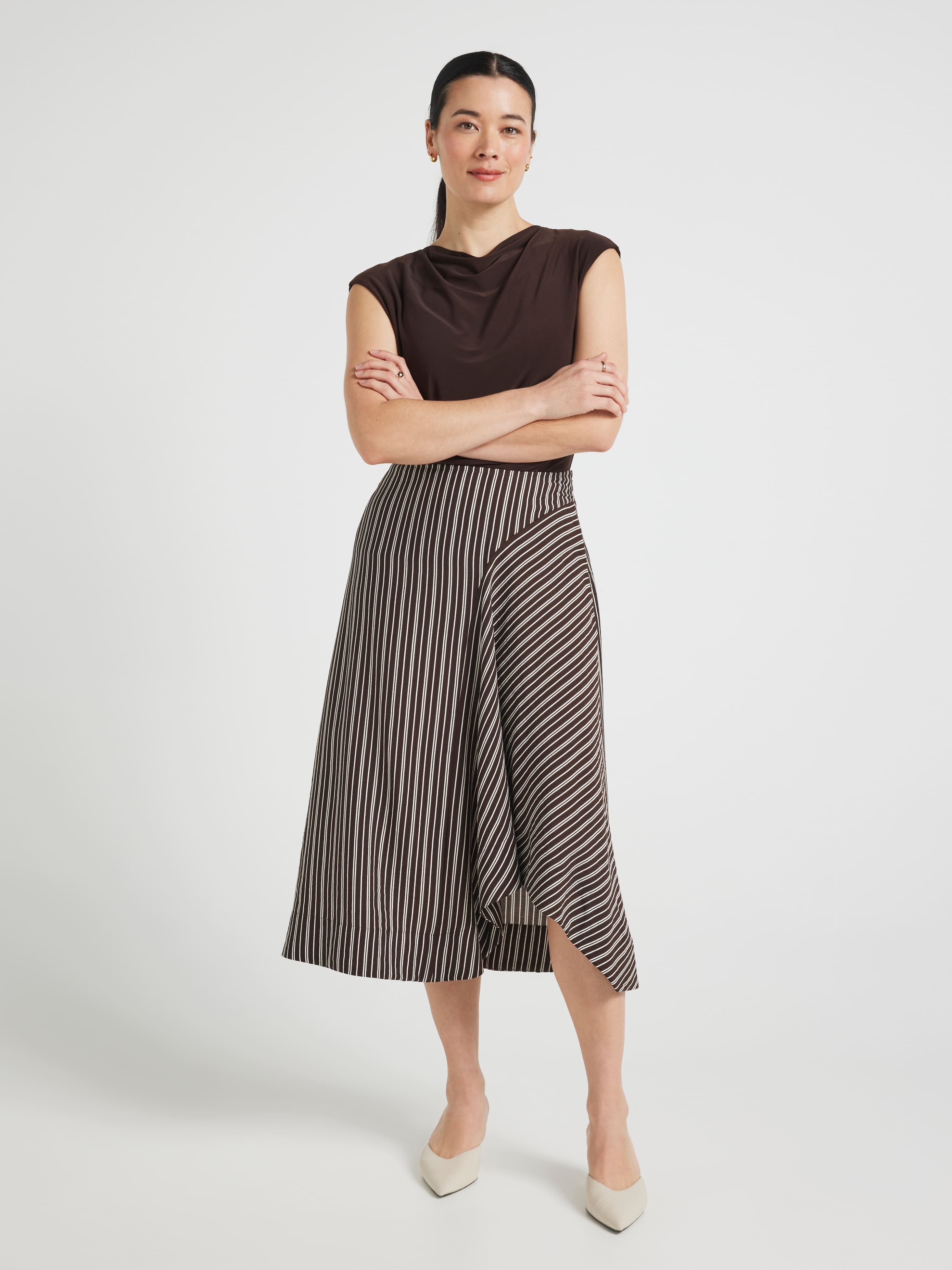 Margot Drape Viscose Skirt