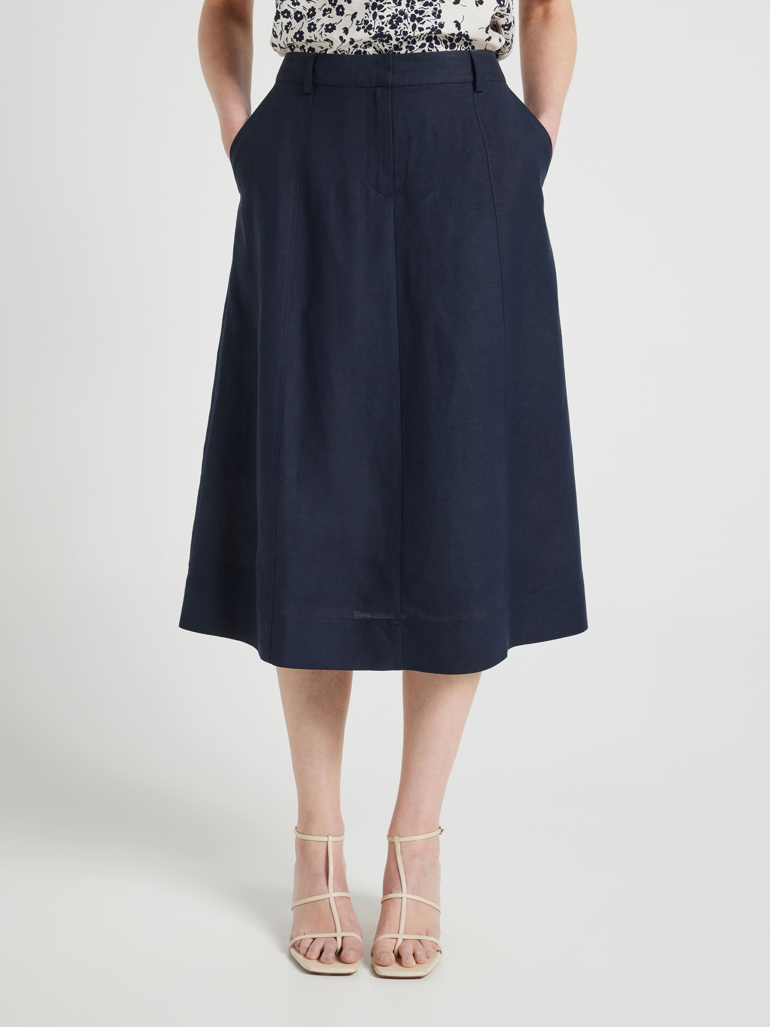 Chloe Linen Blend Skirt