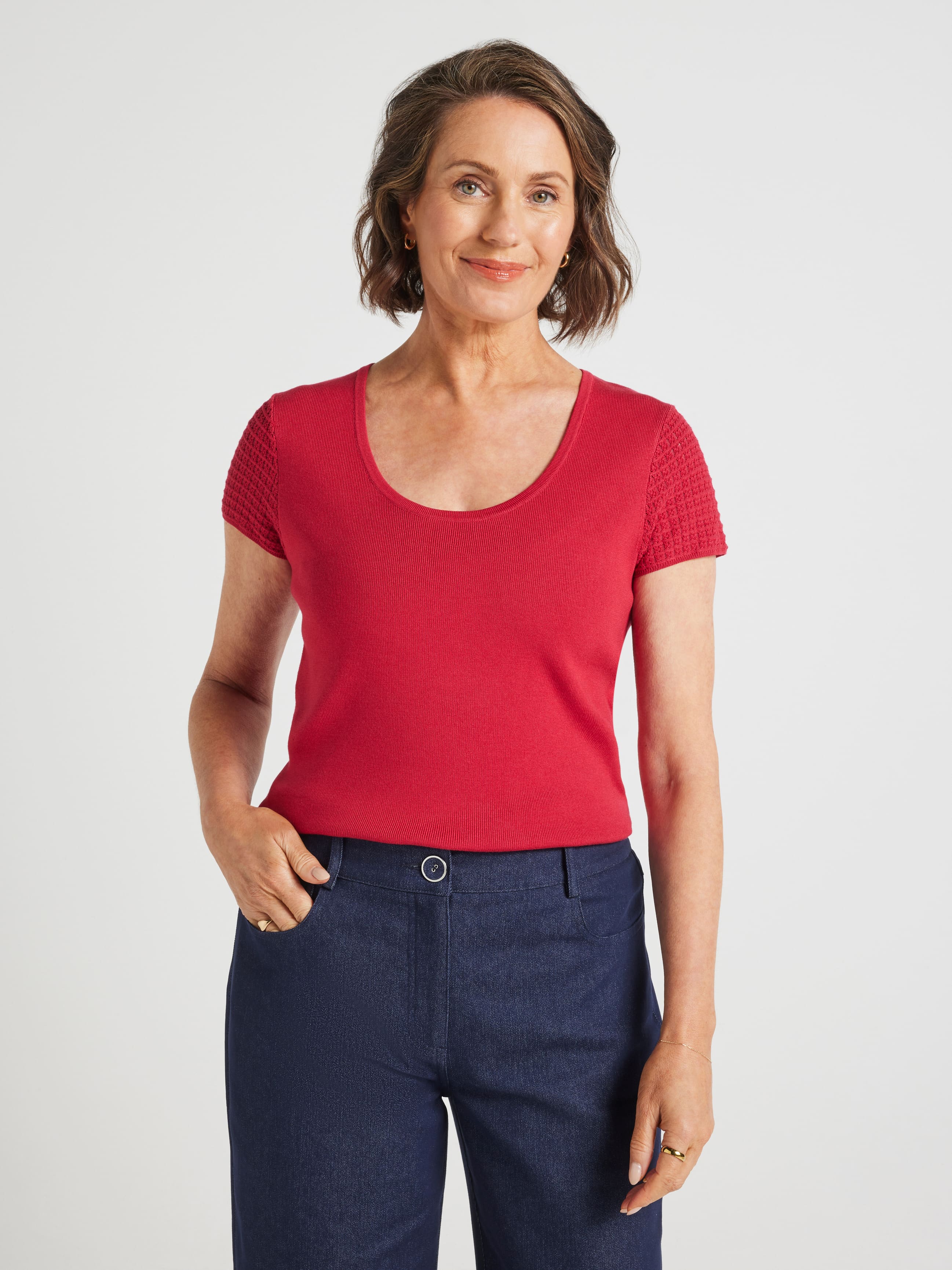 Lacy Knit Top