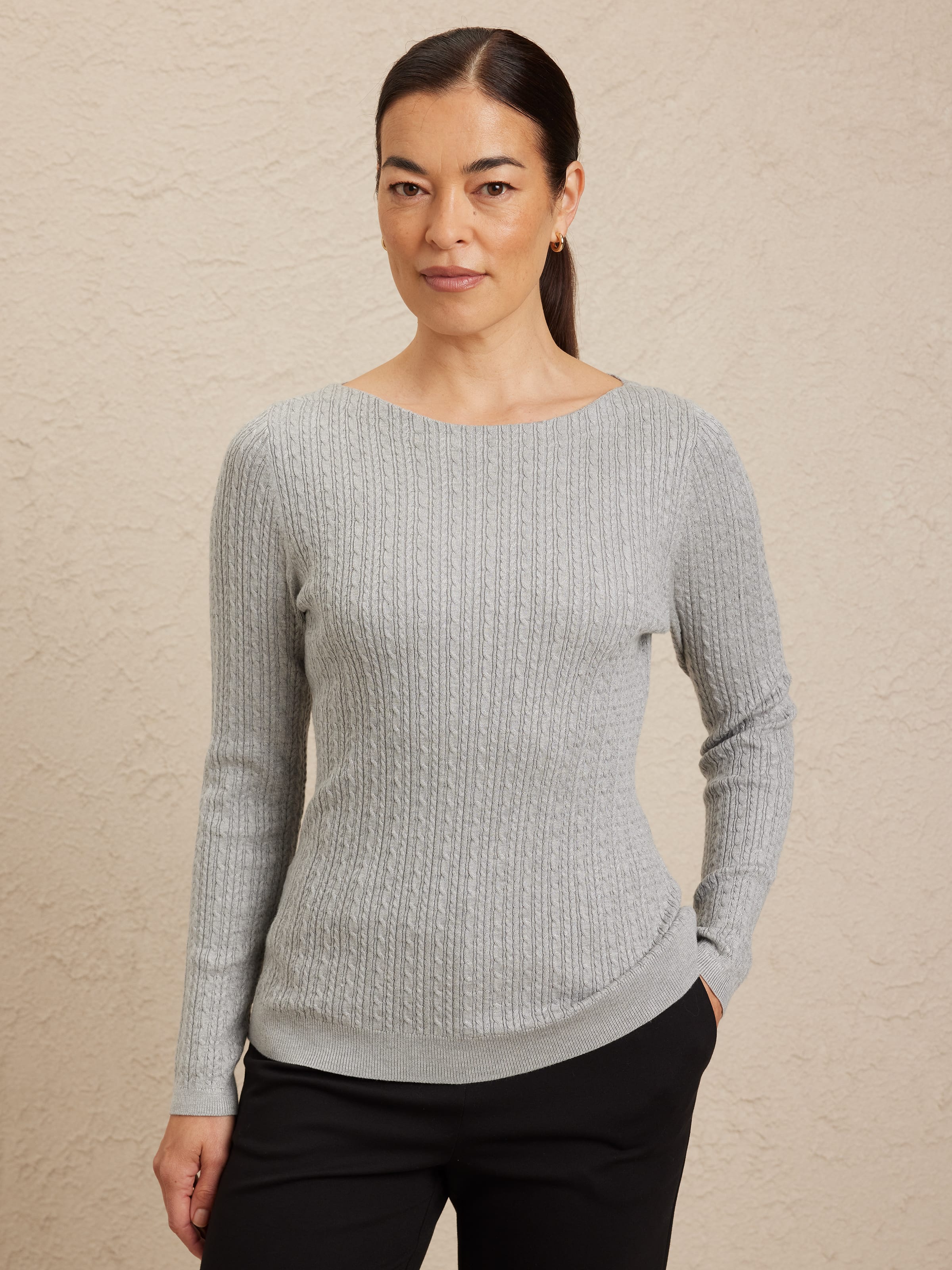 Belle Boat Neck Jumper