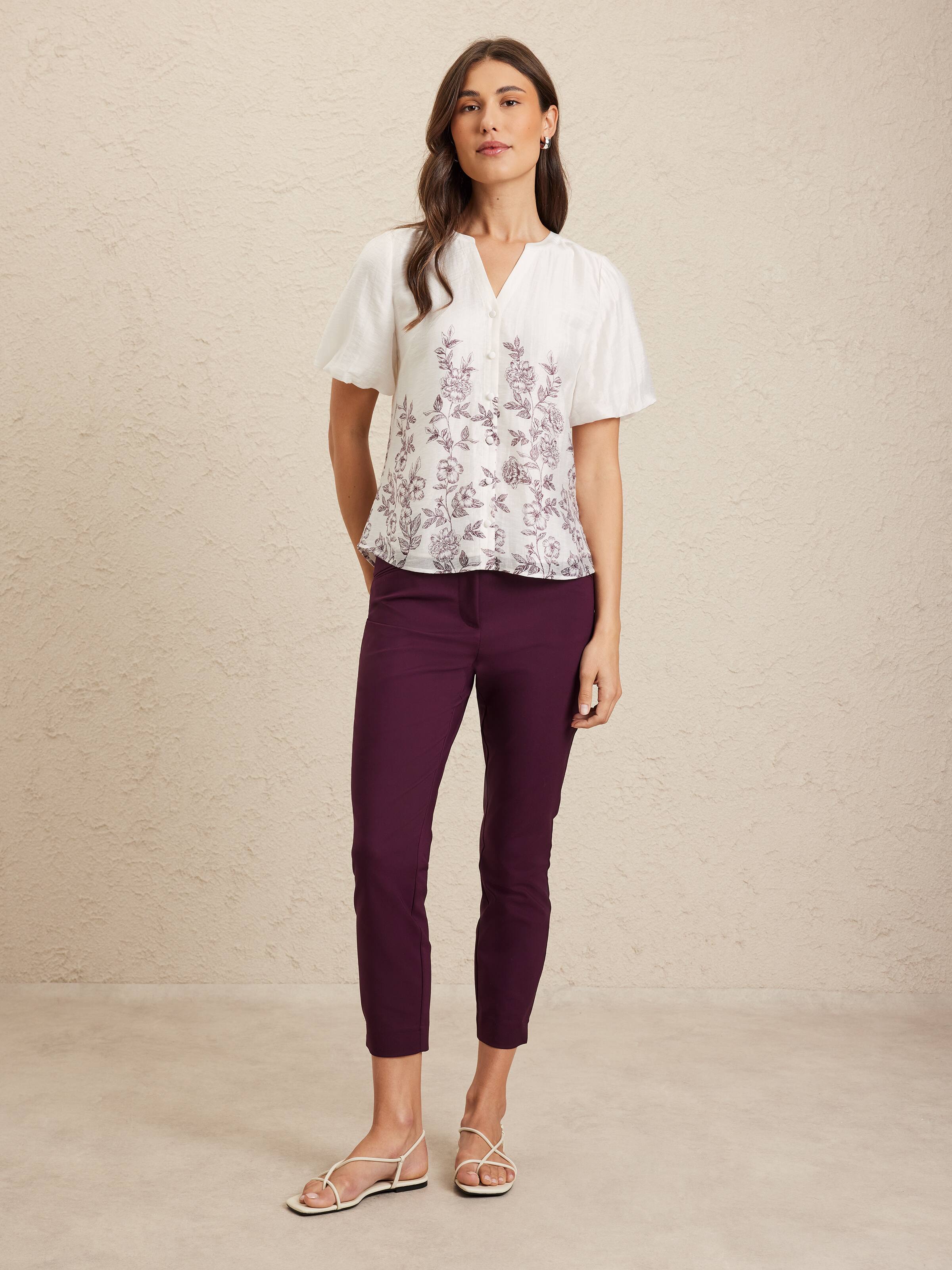 Alicia Lyocell Blend Blouse