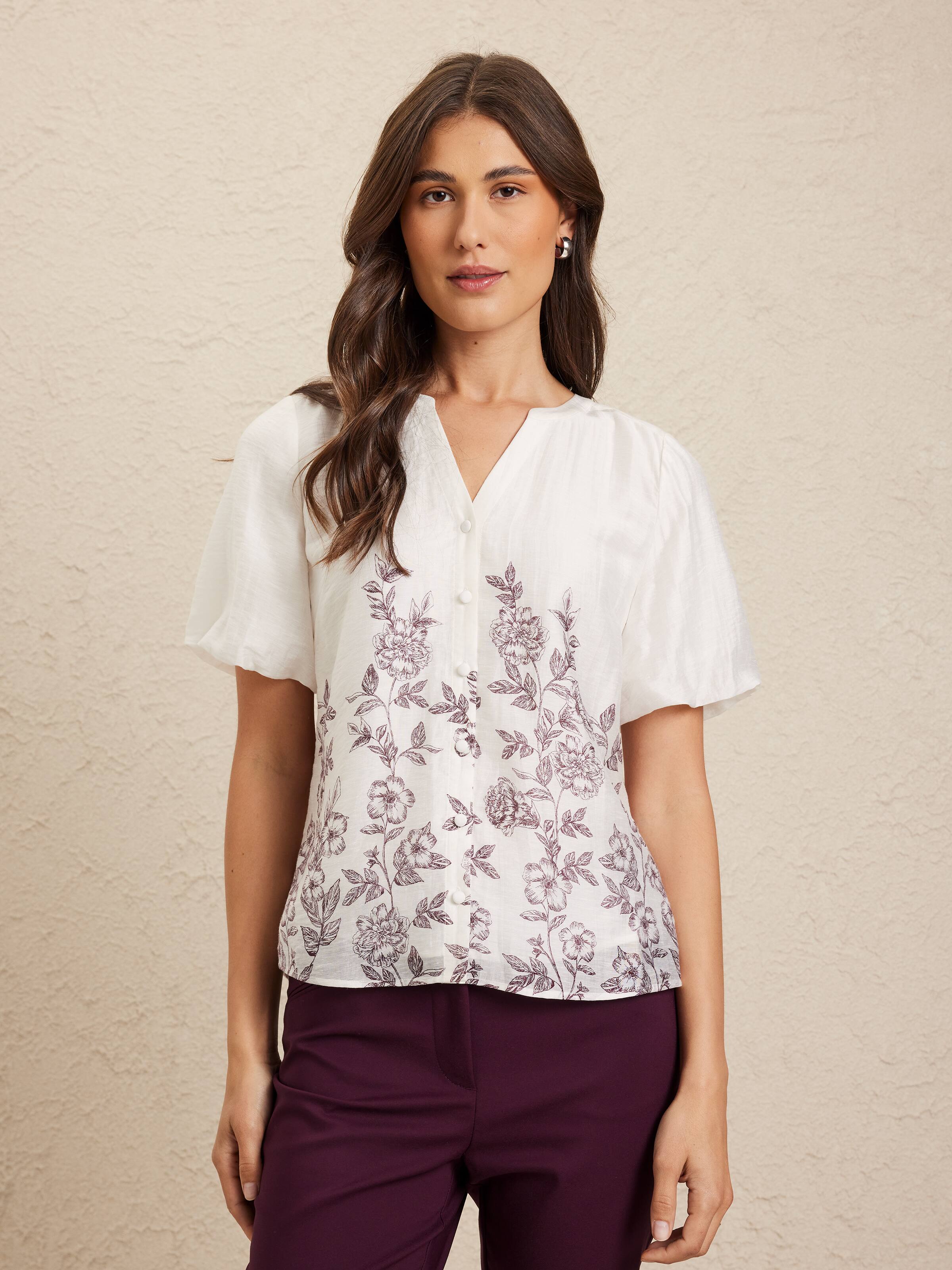 Alicia Lyocell Blend Blouse