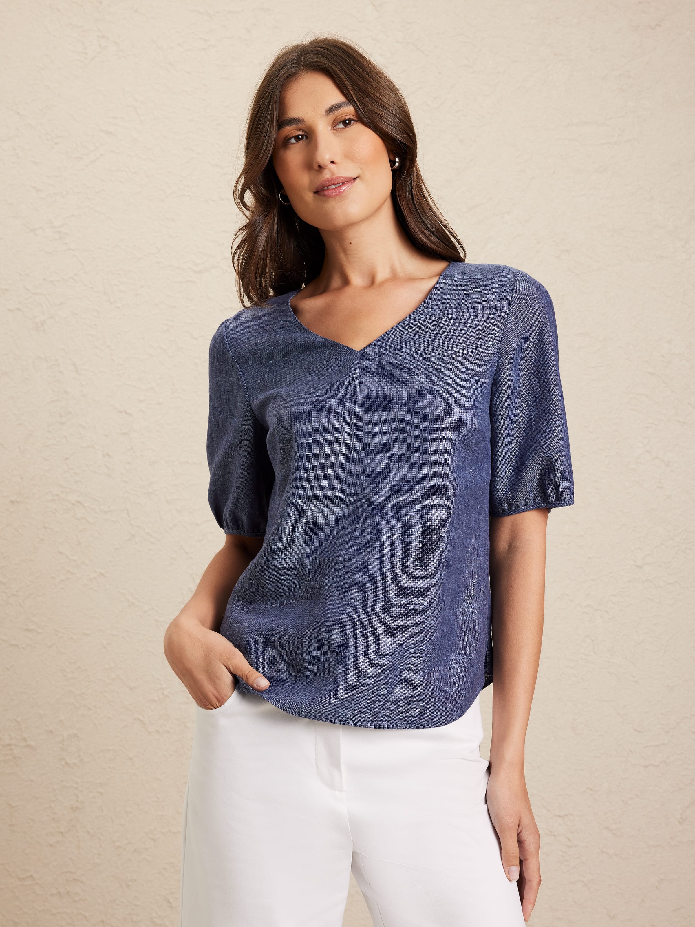 Lumi Linen Top