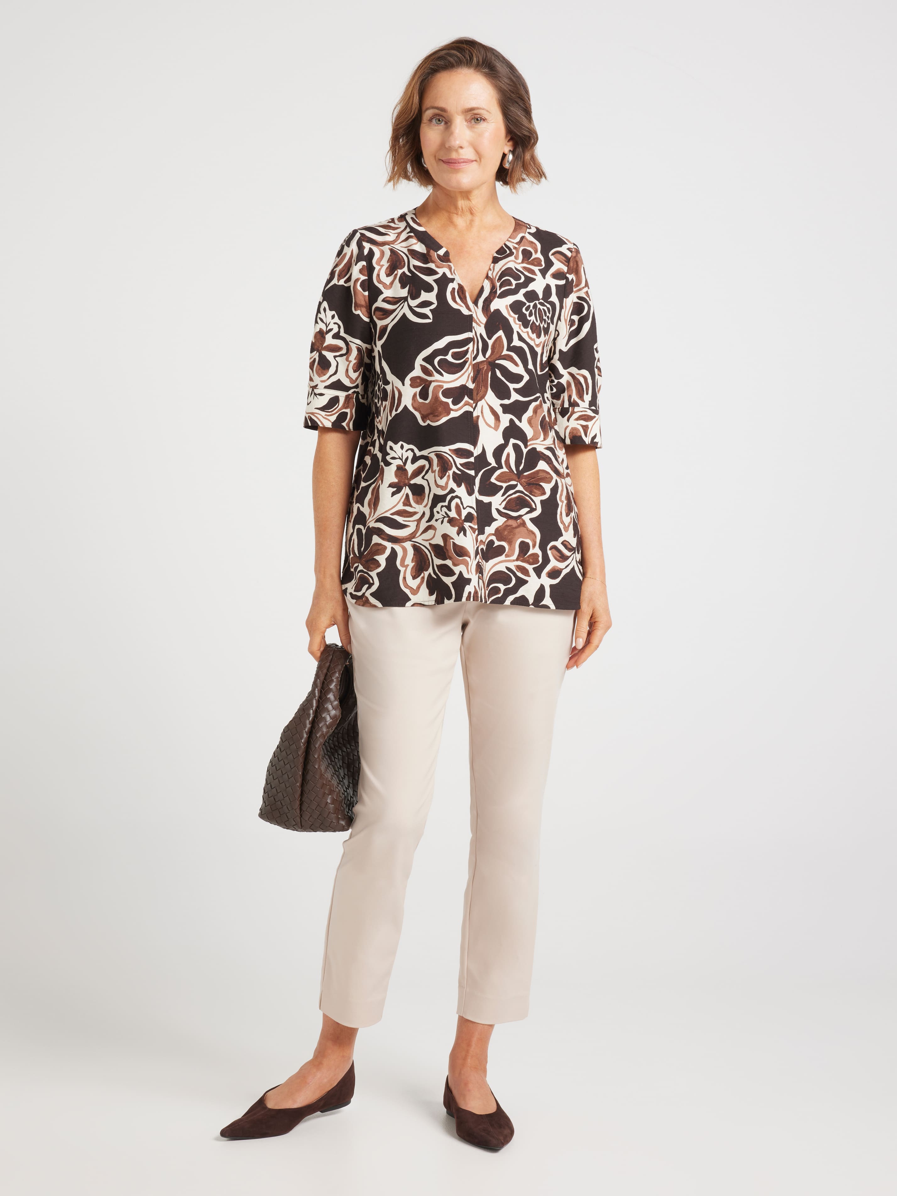 Luna  Notch Neck Top
