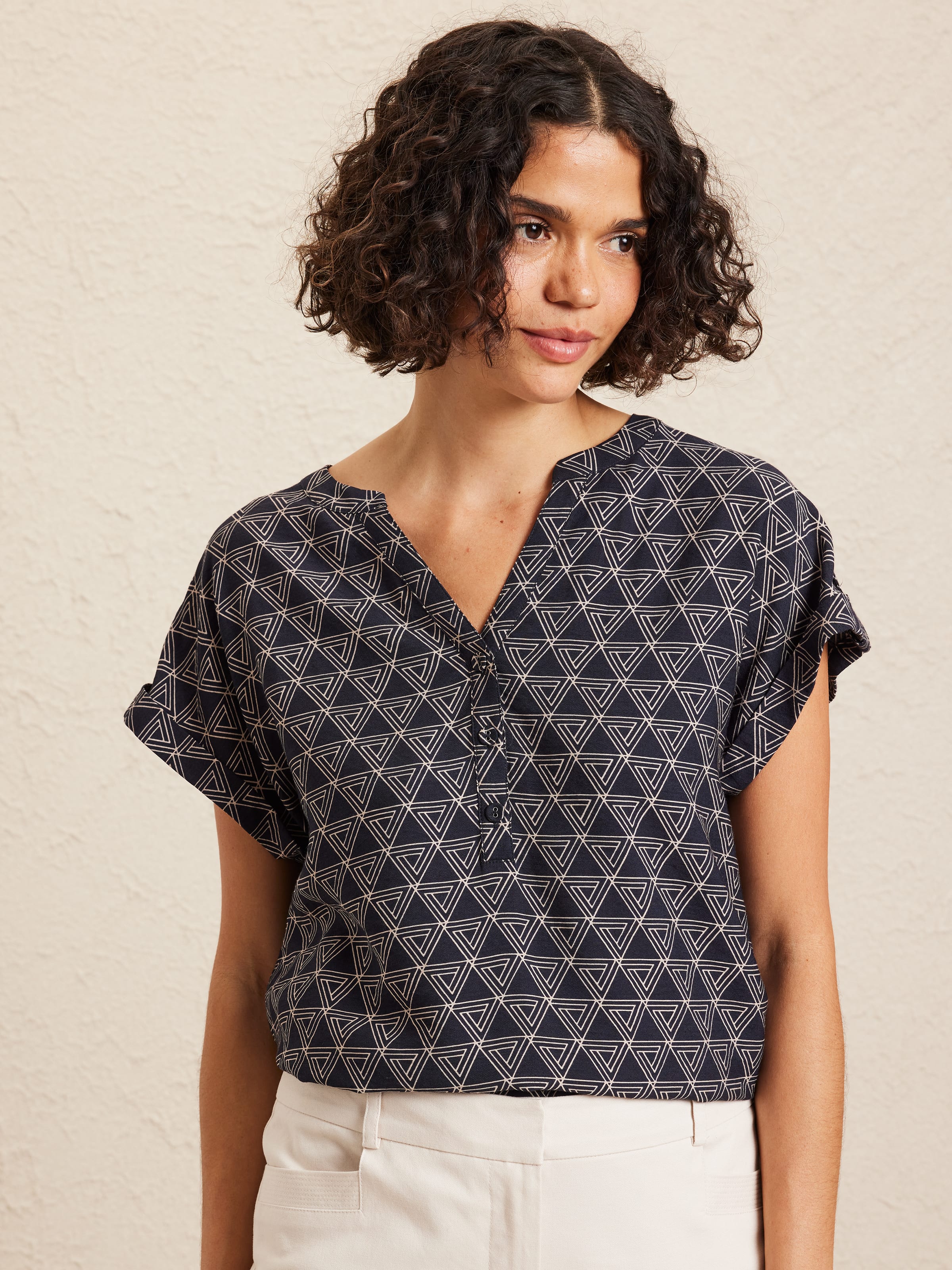 Maya Viscose Blend Top