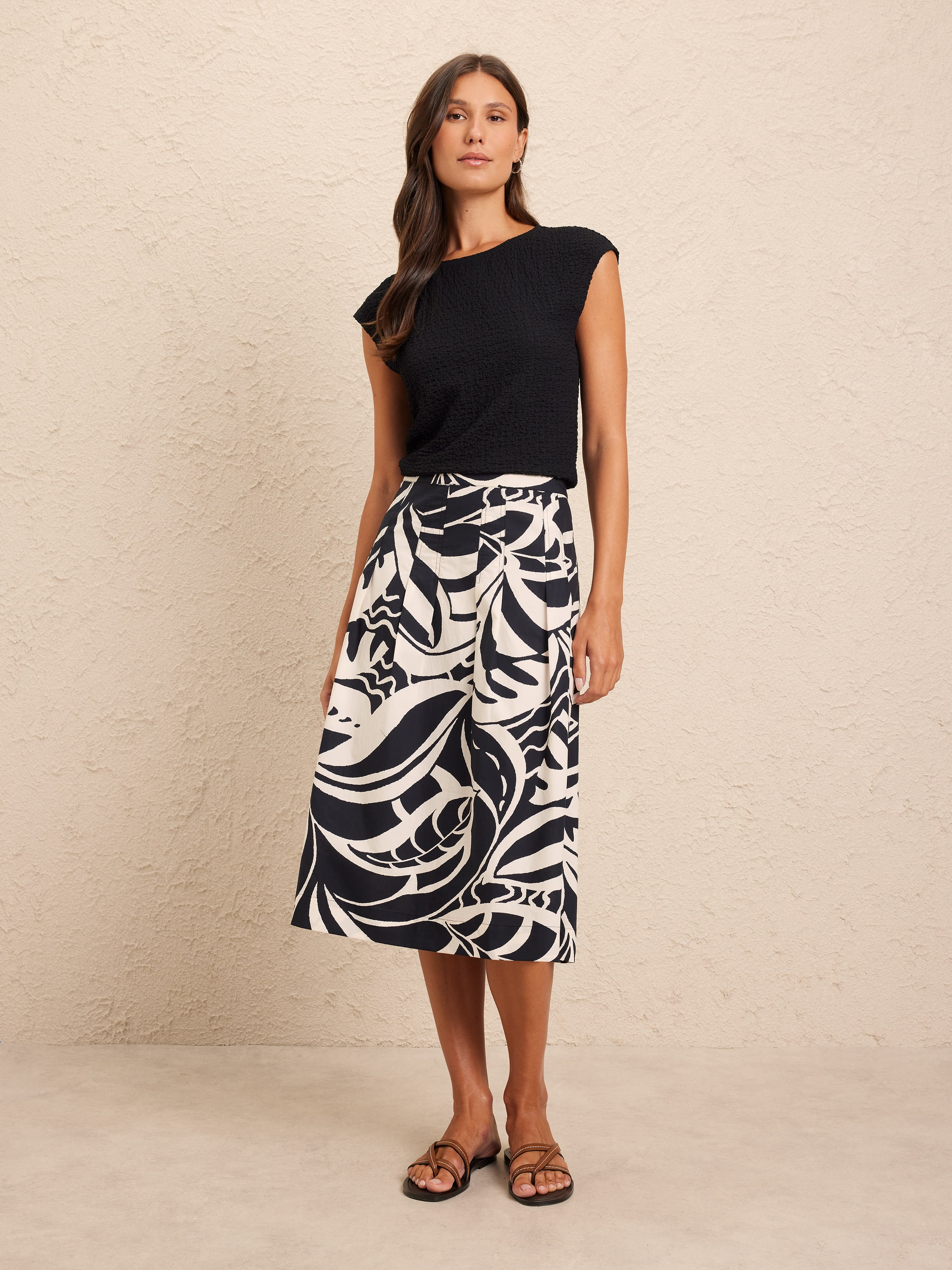 Aimee Ripple Jersey Top