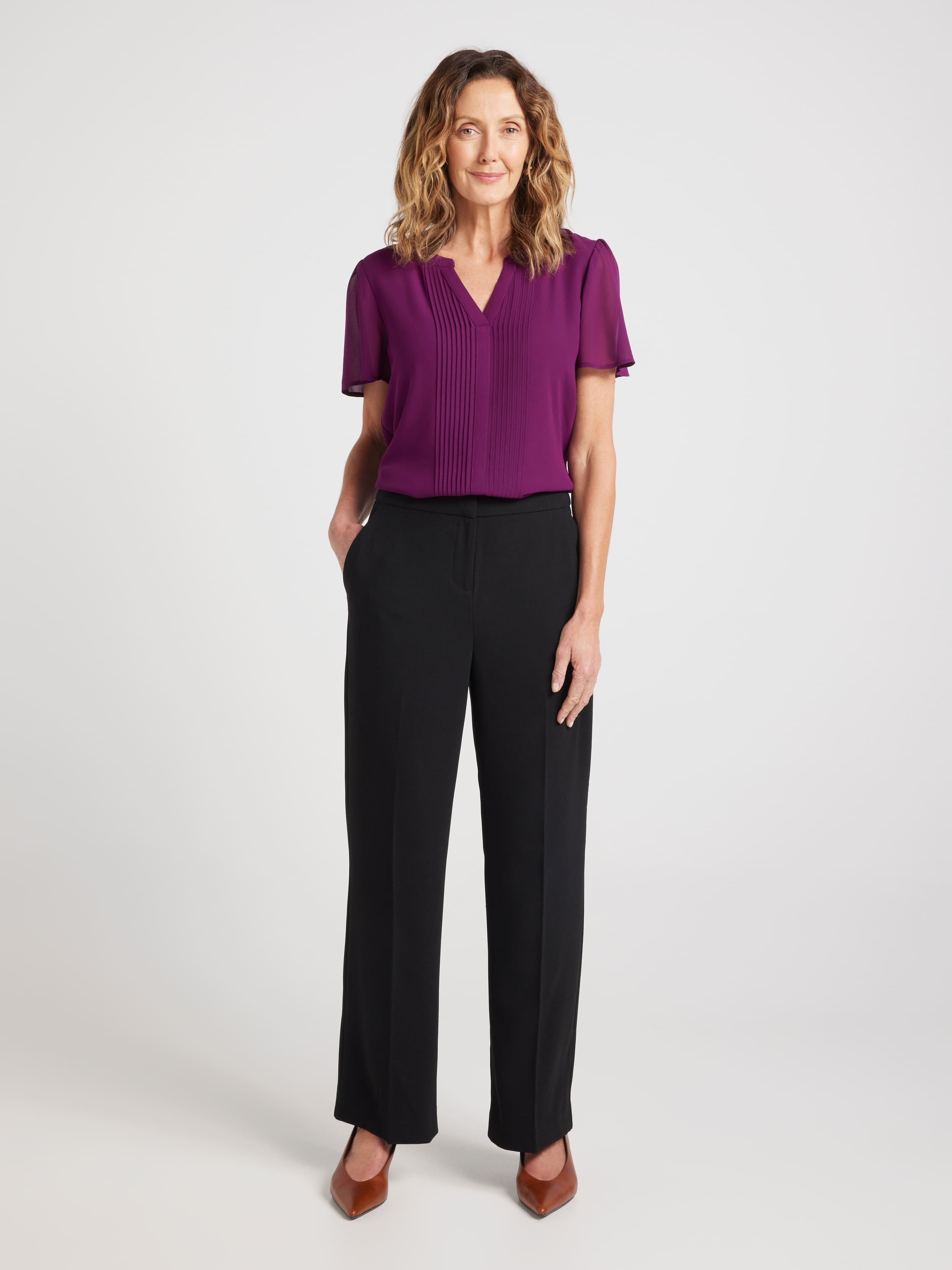 Caitlin Pintuck Blouse