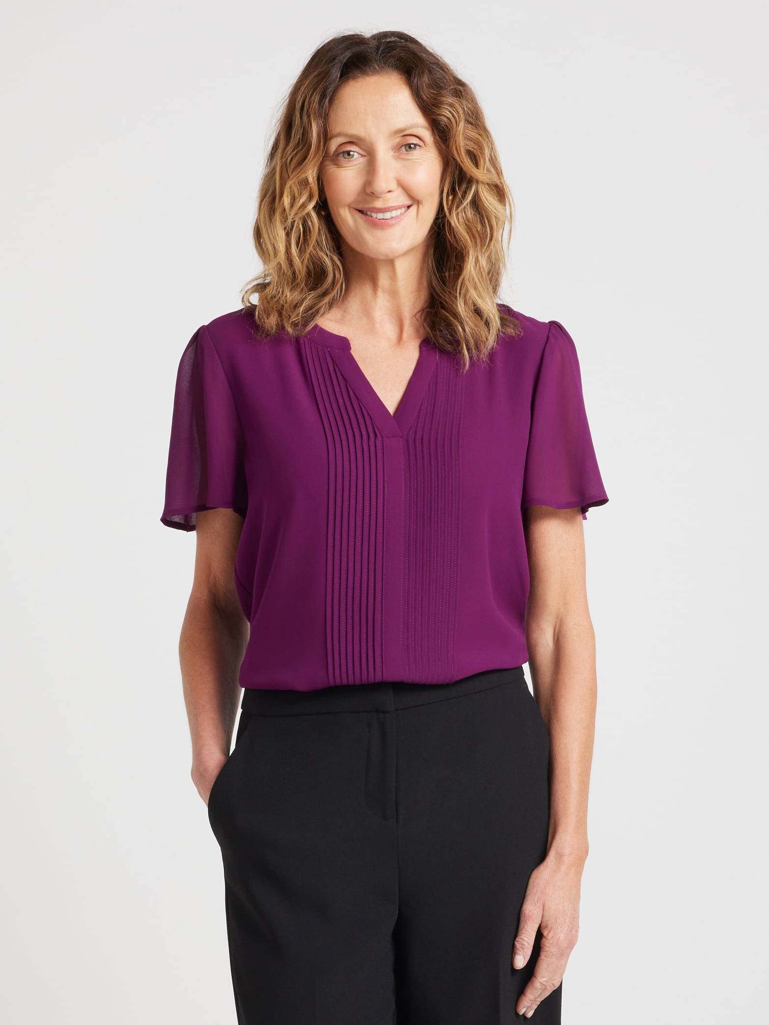 Caitlin Pintuck Blouse