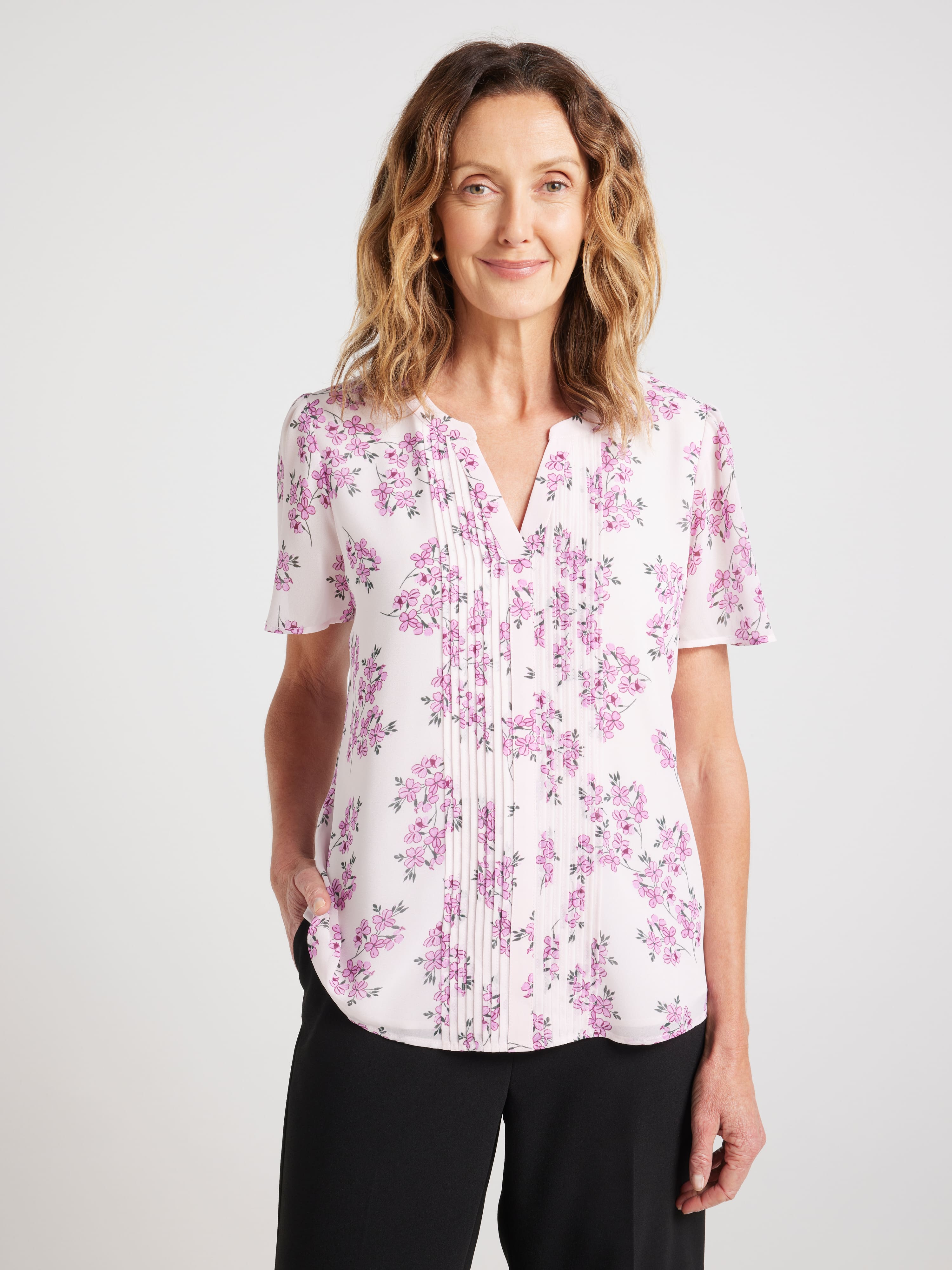 Caitlin Pintuck Blouse
