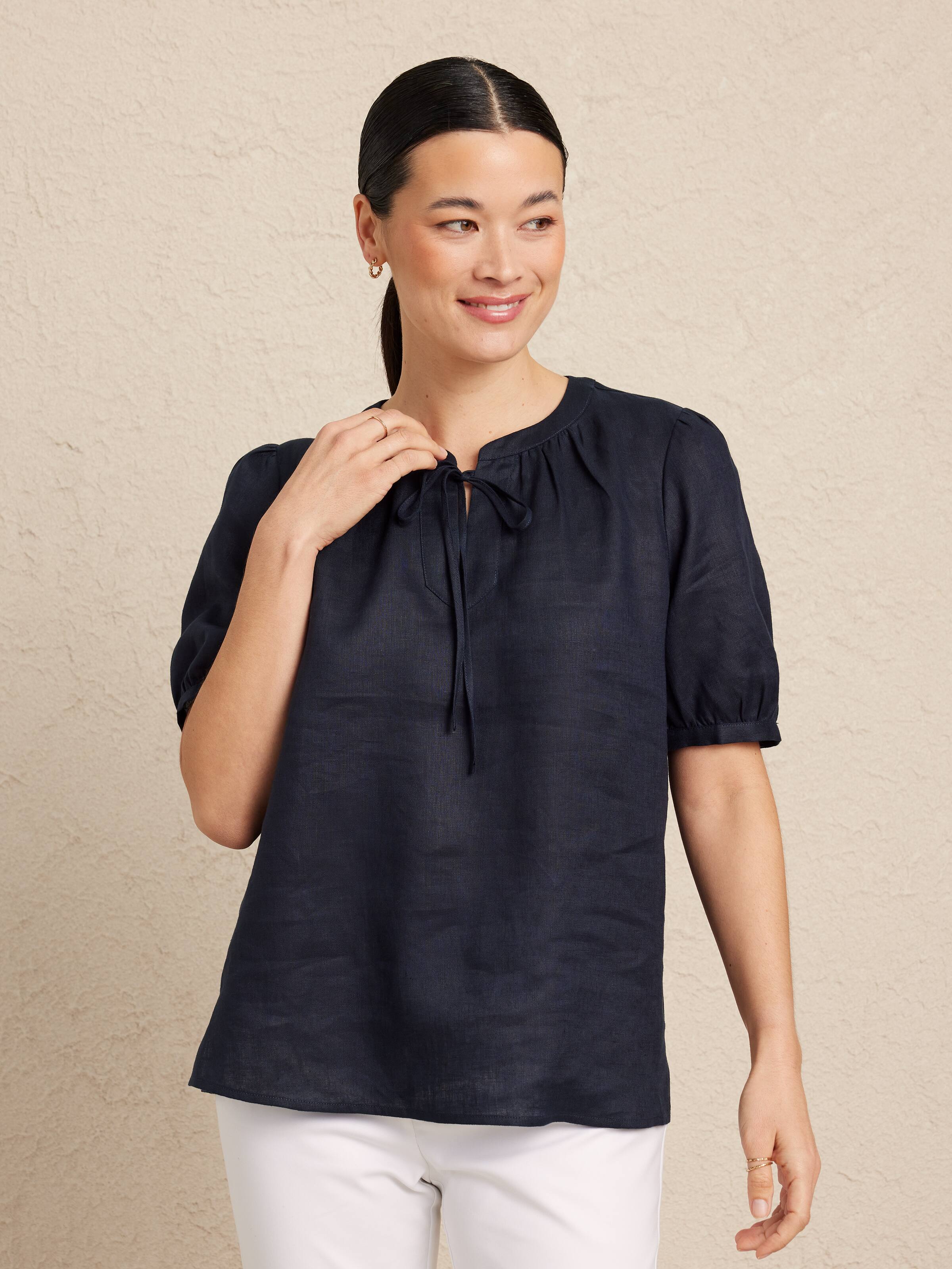 Maddie Linen Top