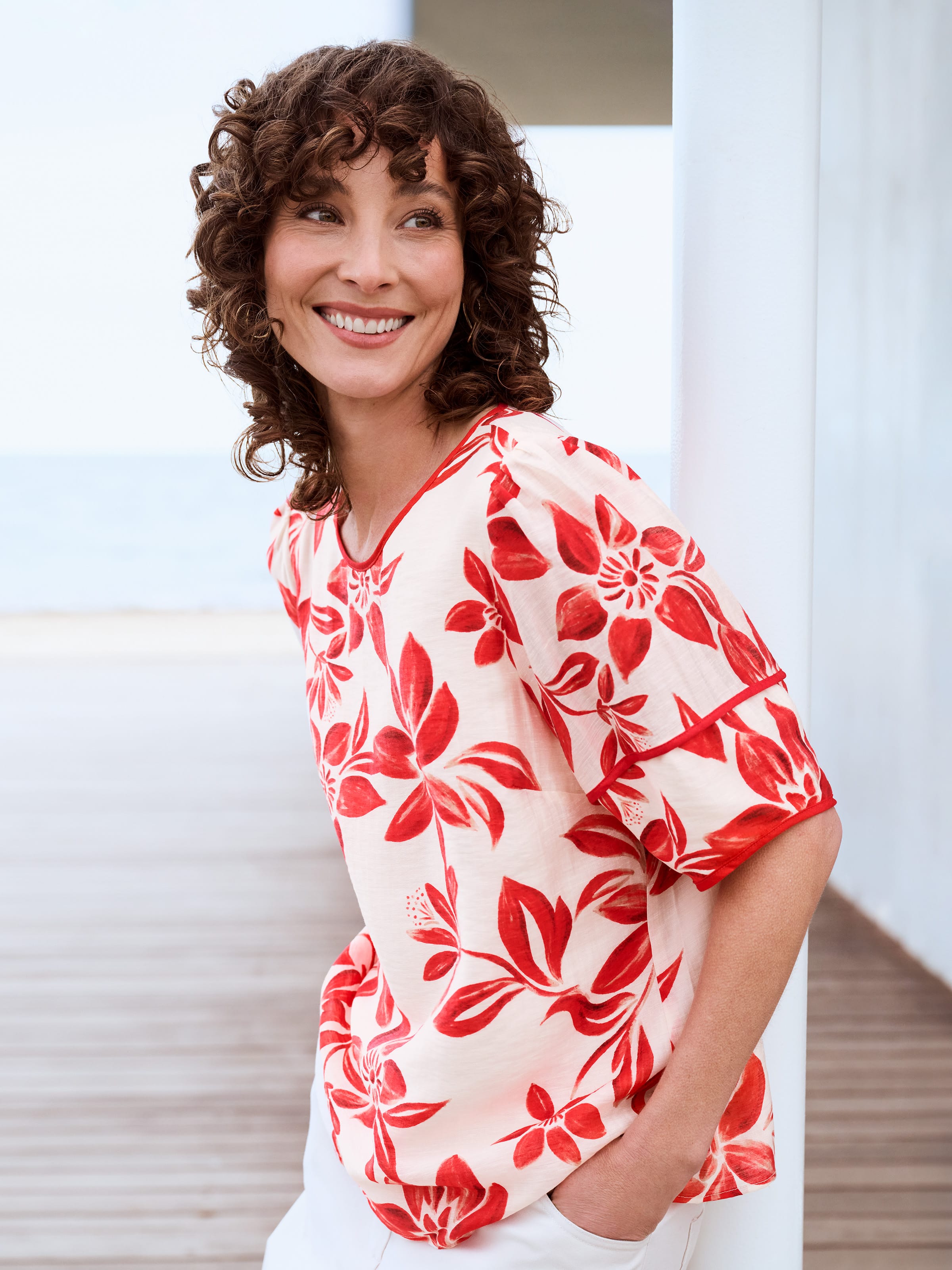 Nina Lyocell Blend Blouse