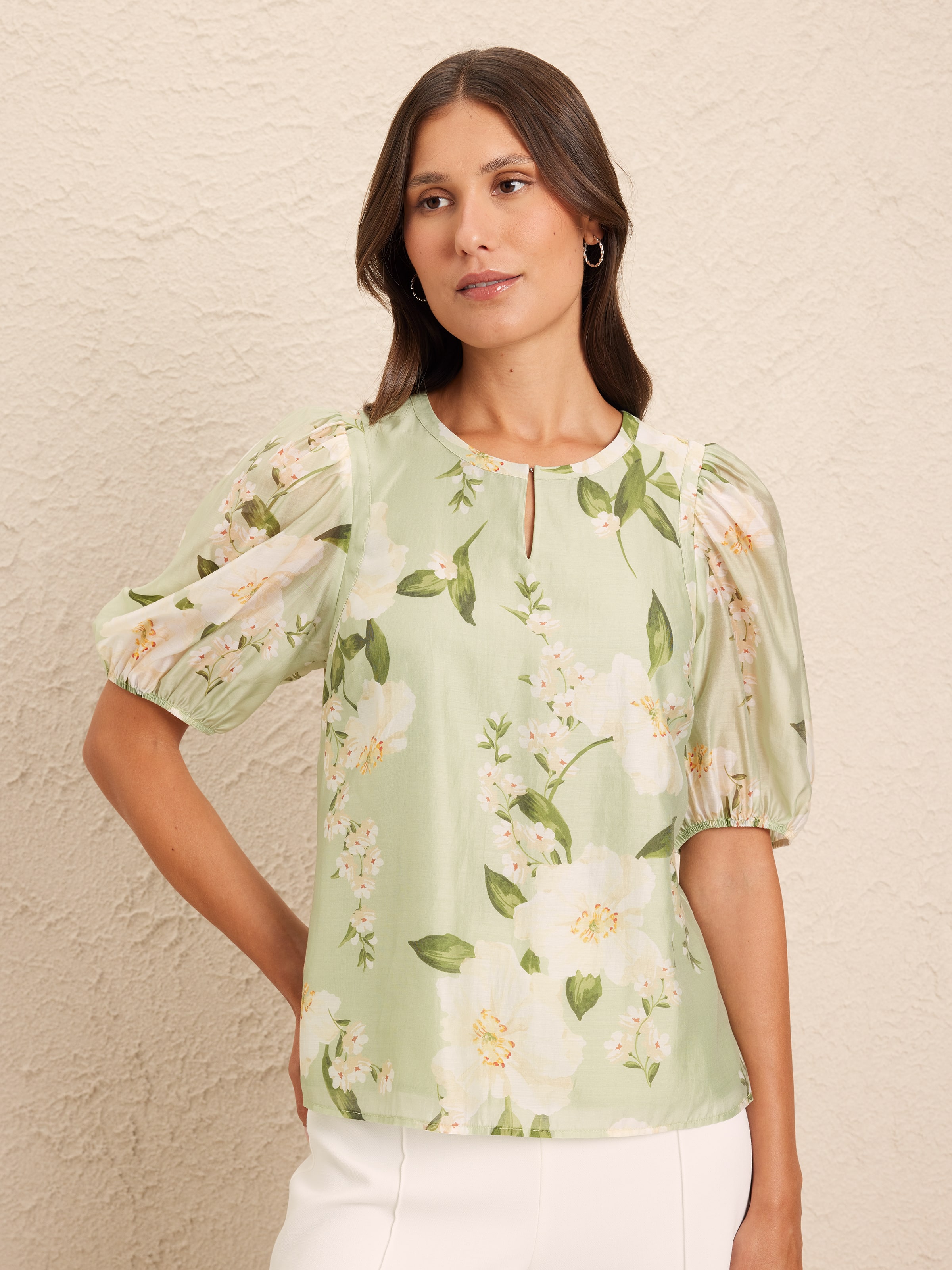 Julia Lyocell Blend Blouse