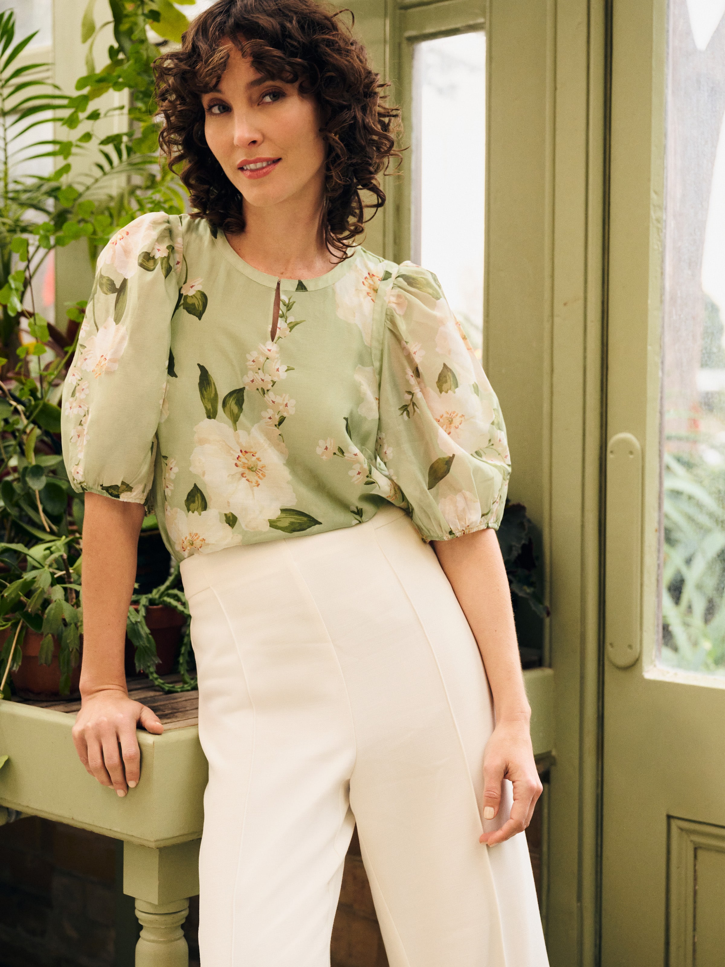 Julia Lyocell Blend Blouse