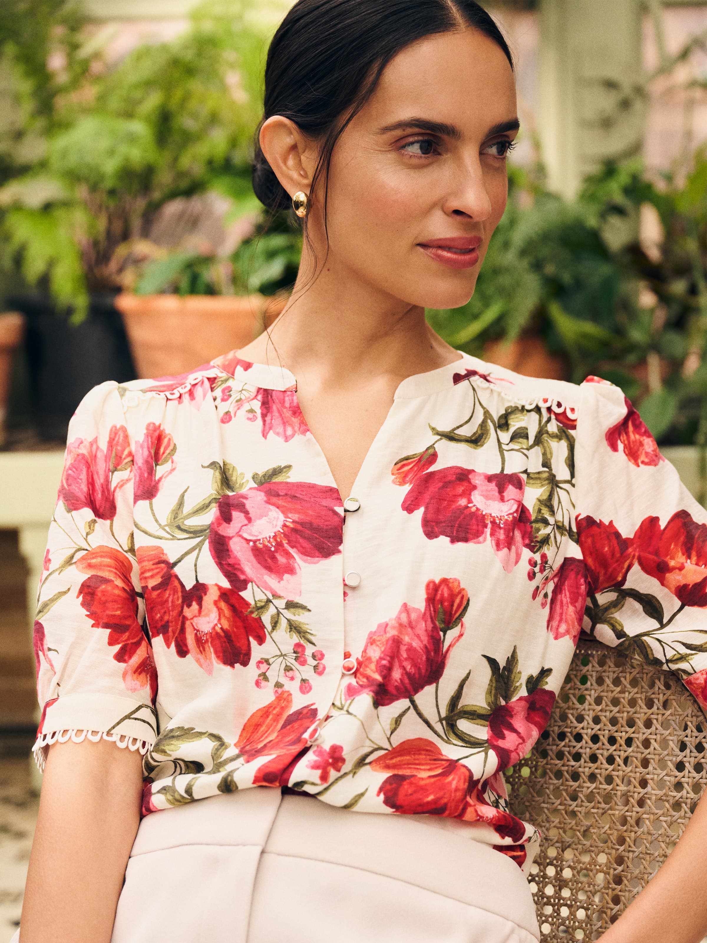 Aude Lyocell Blend Blouse