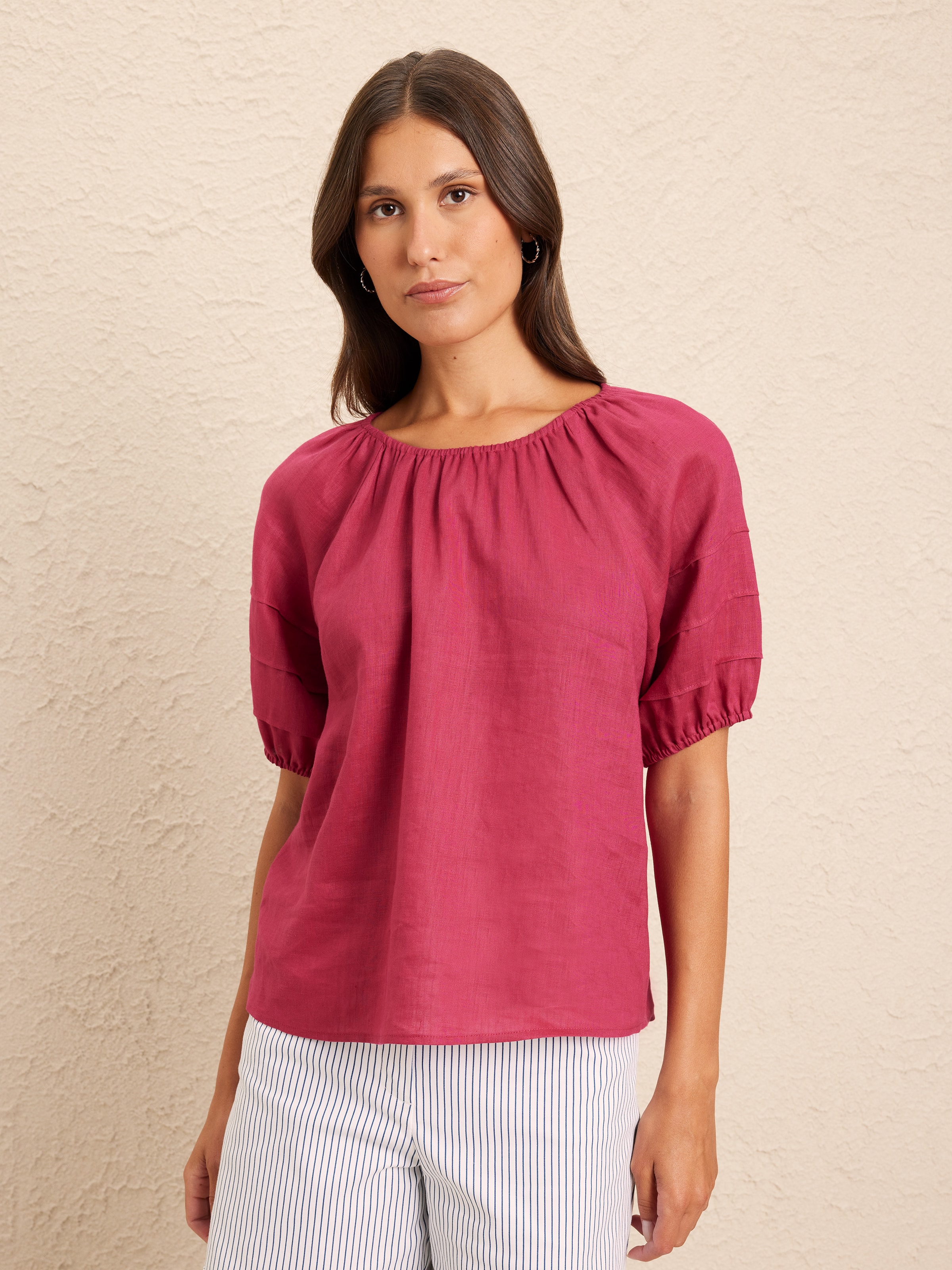Anais Linen Top