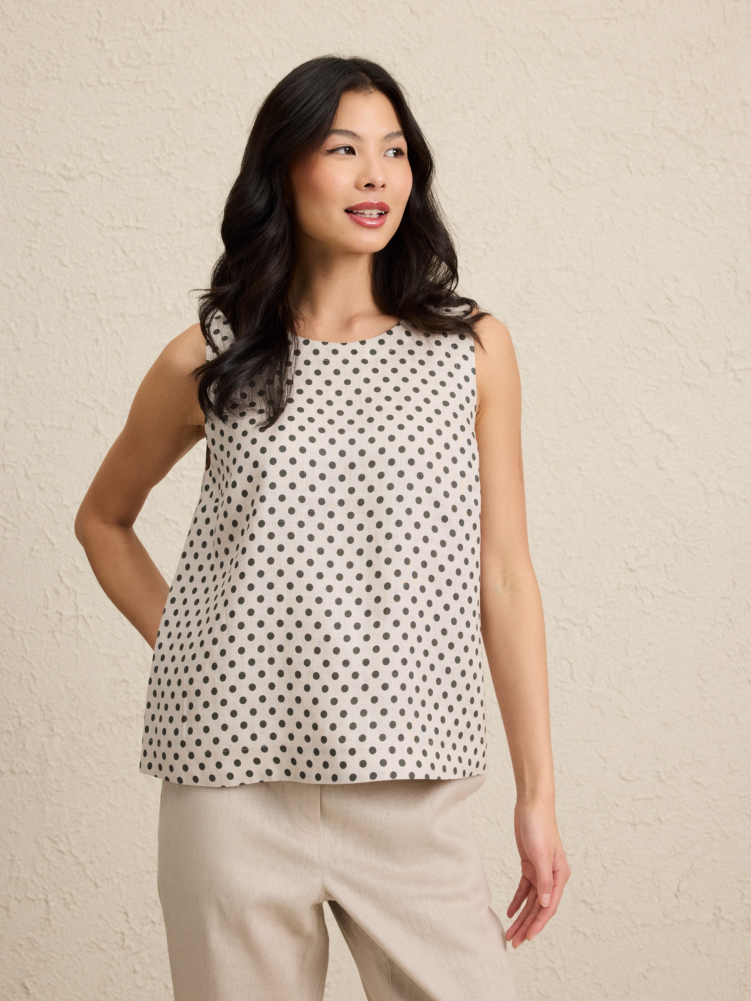 Una Linen Top