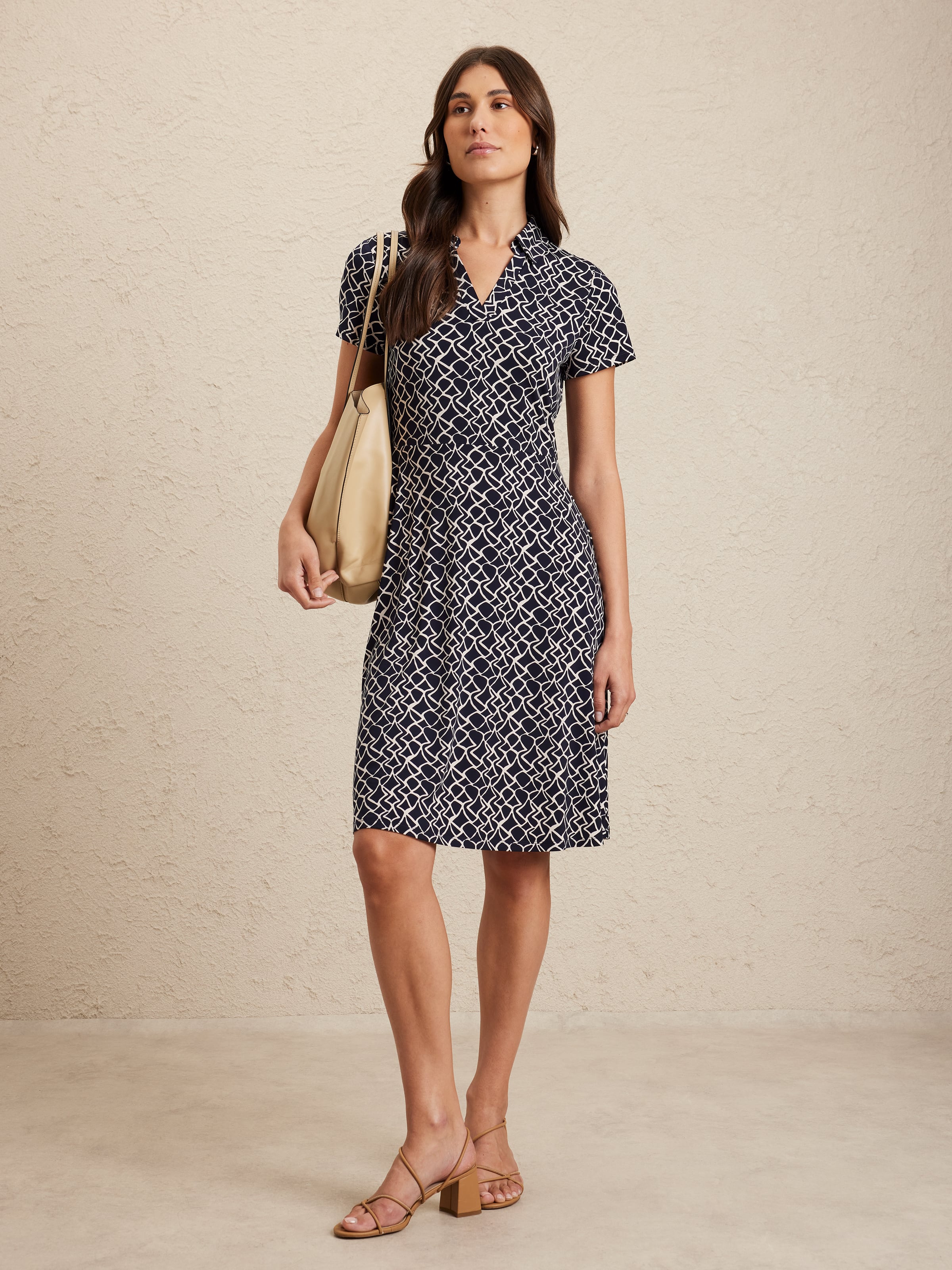 Carla Collared Knit Dress