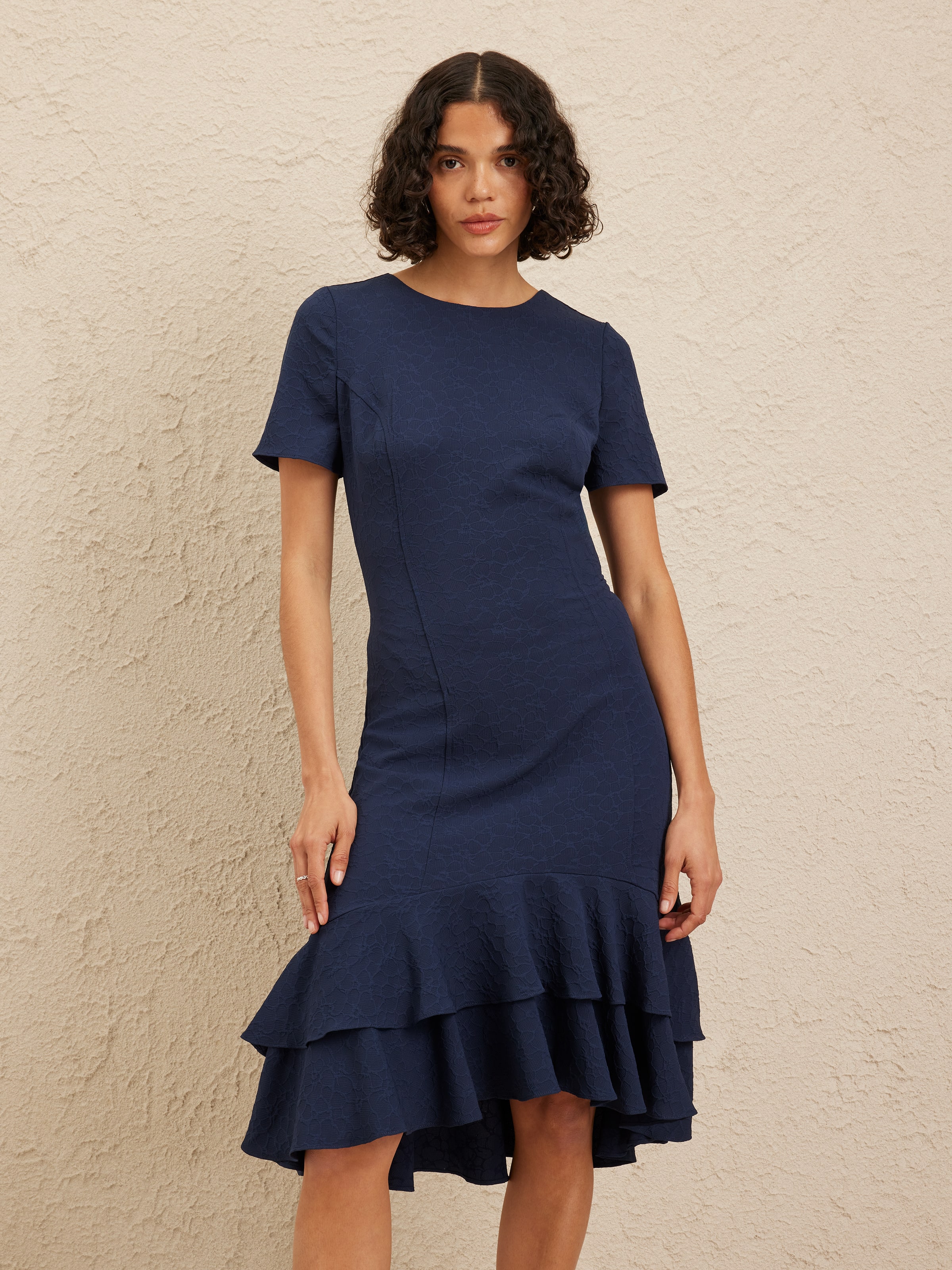 Astrid Frill Hem Dress