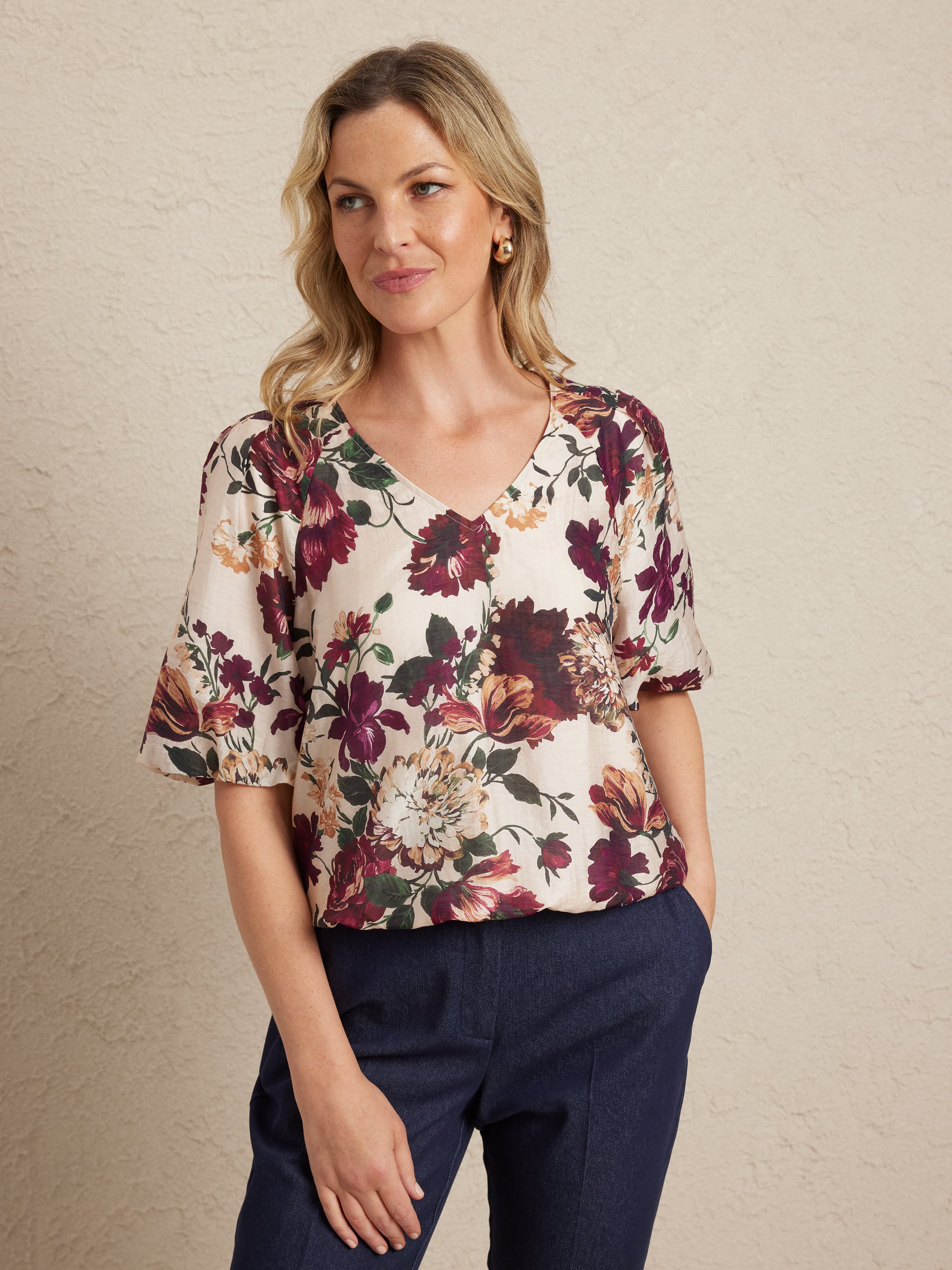 Angela Lyocell Blend Top