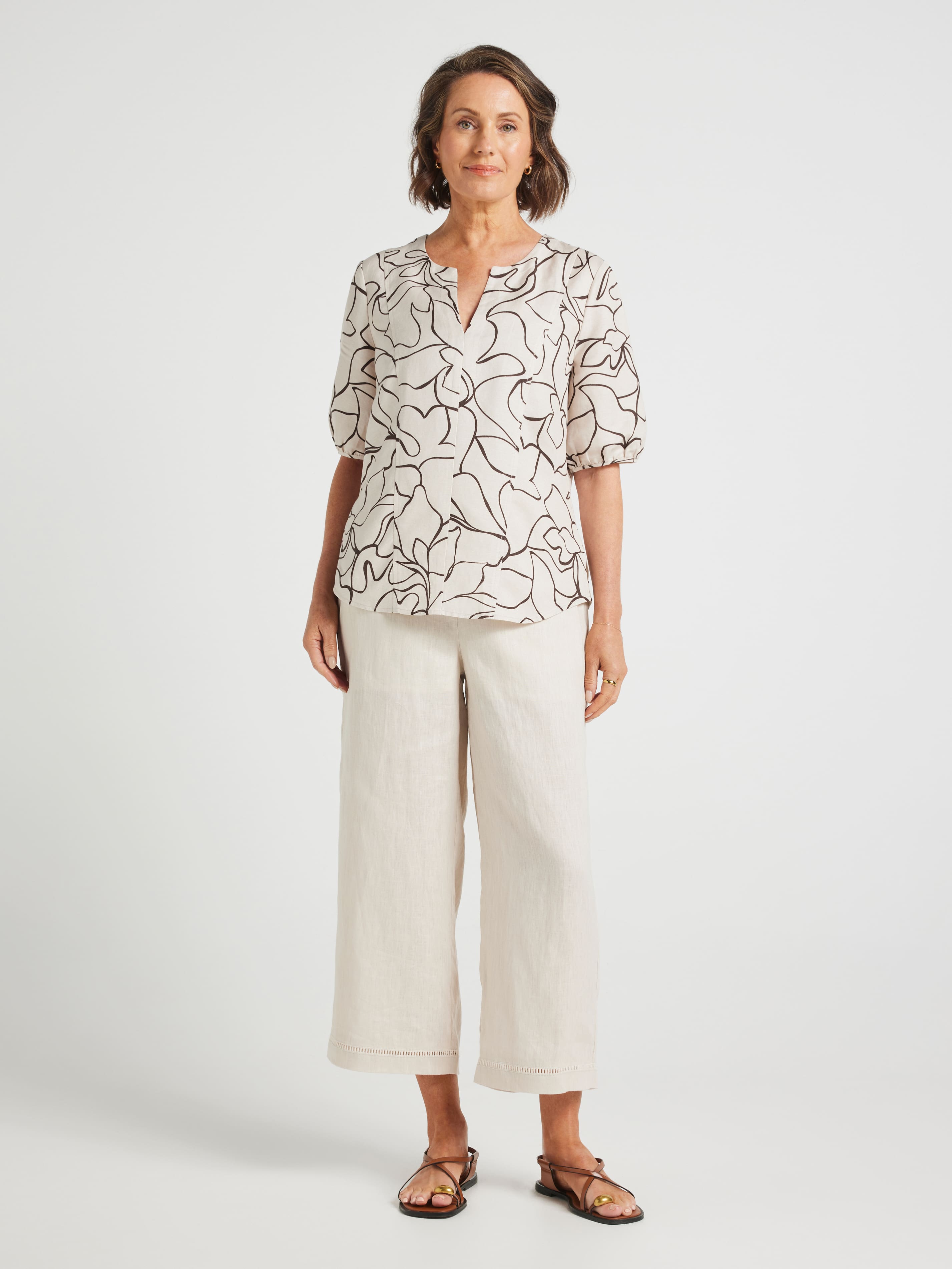 Tracy Linen Top