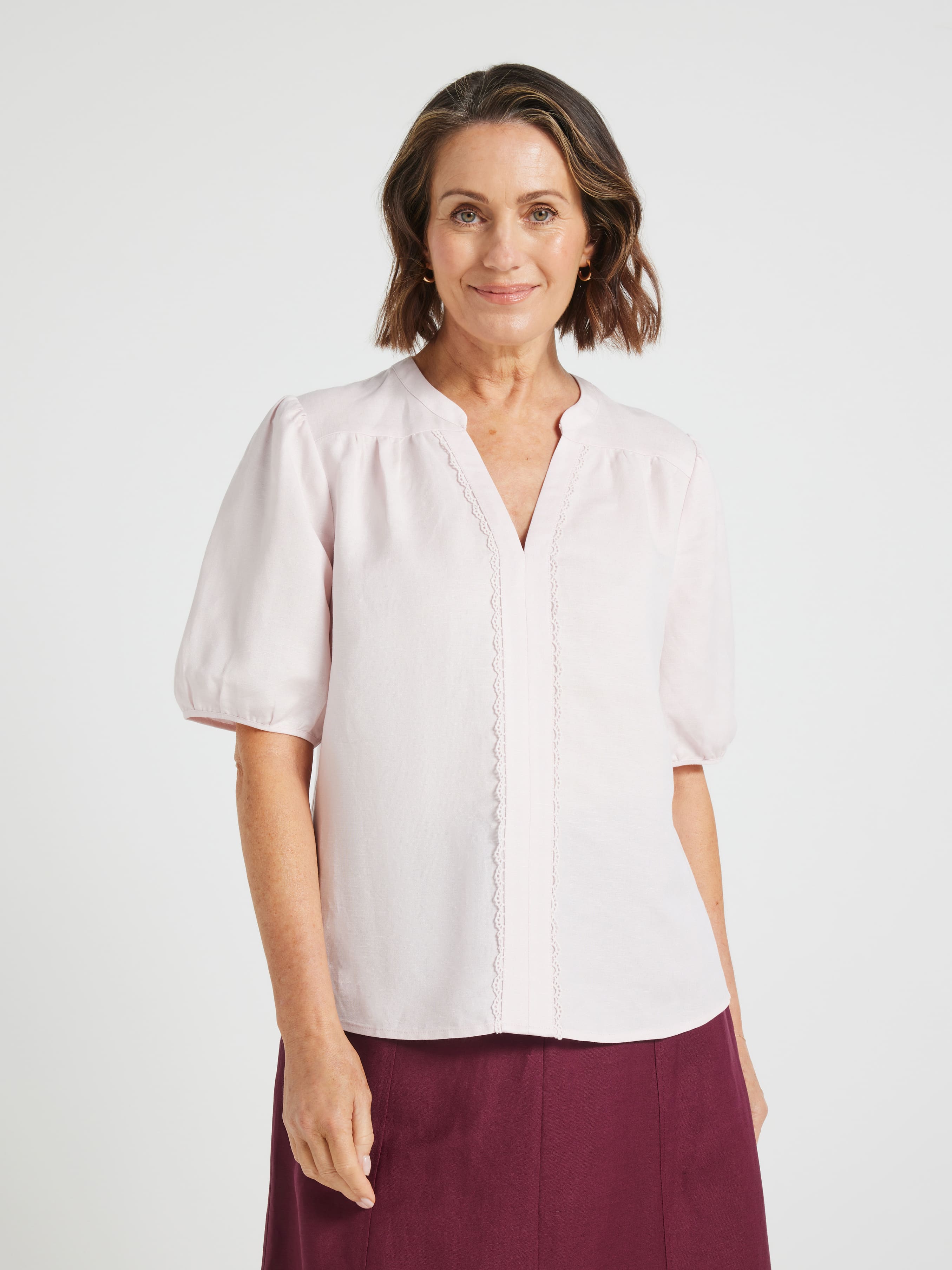 Dionne Linen Blend Top