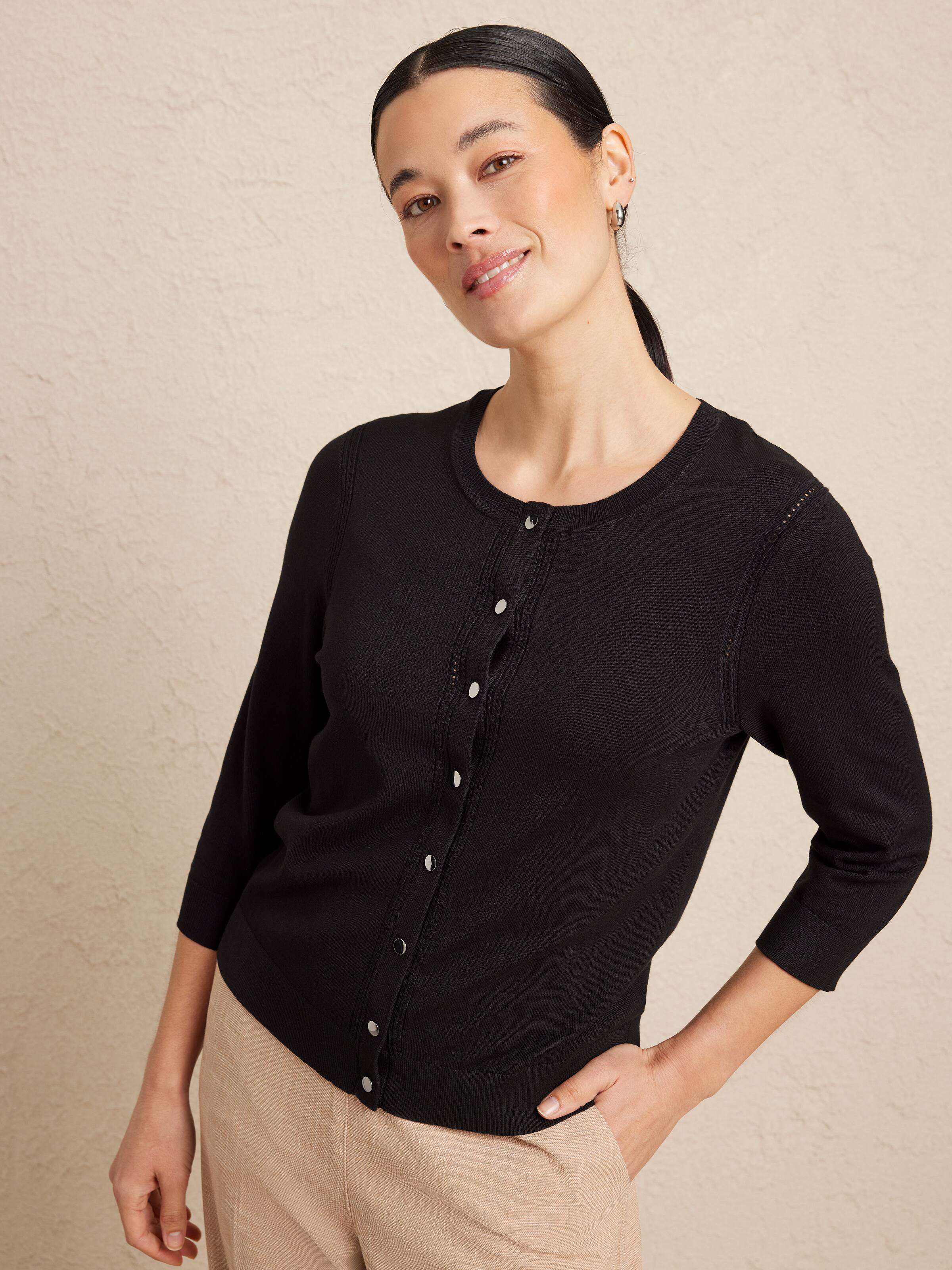 Sara Snap Front Cardigan