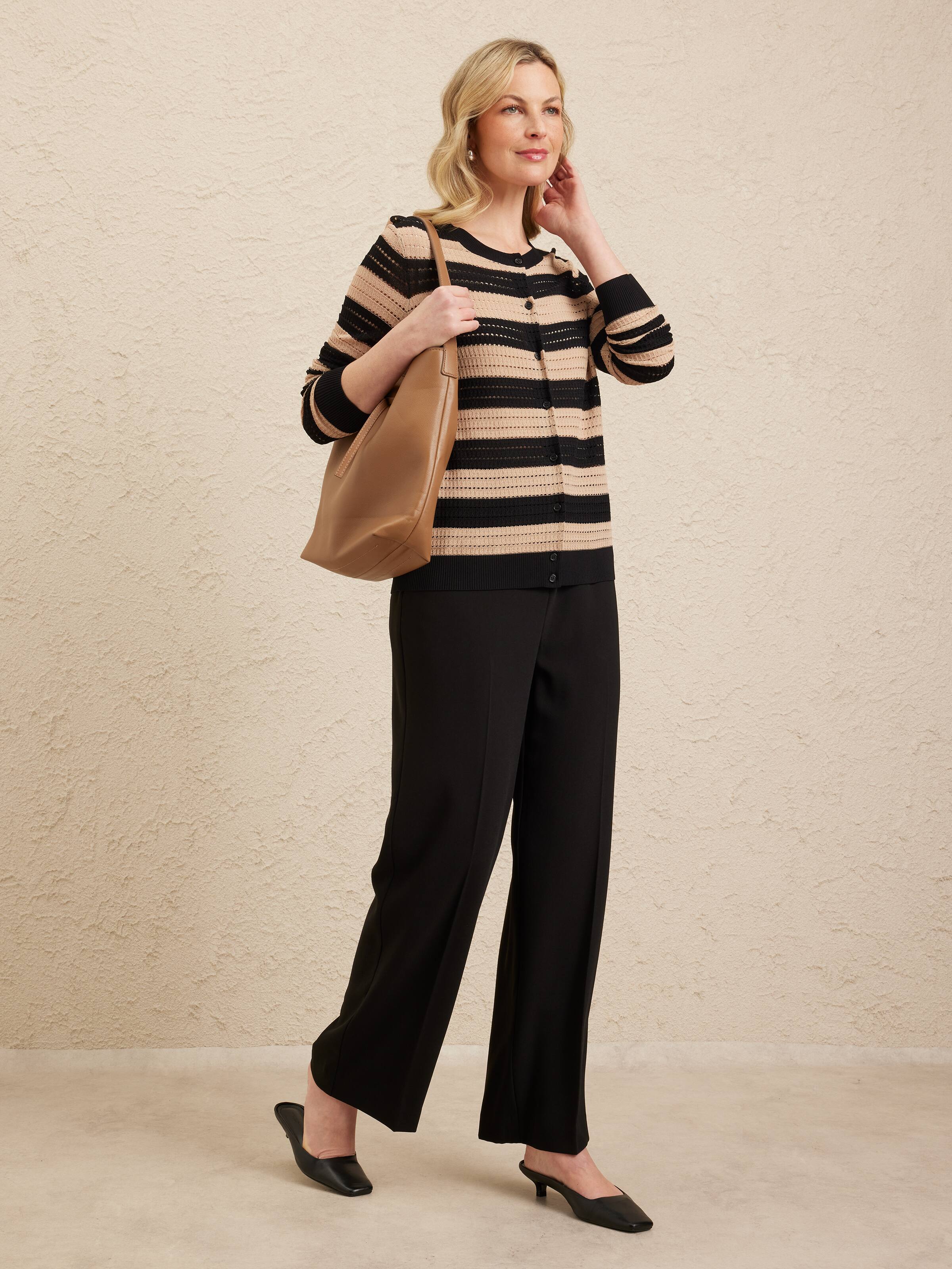 Penny Pointelle Cardigan