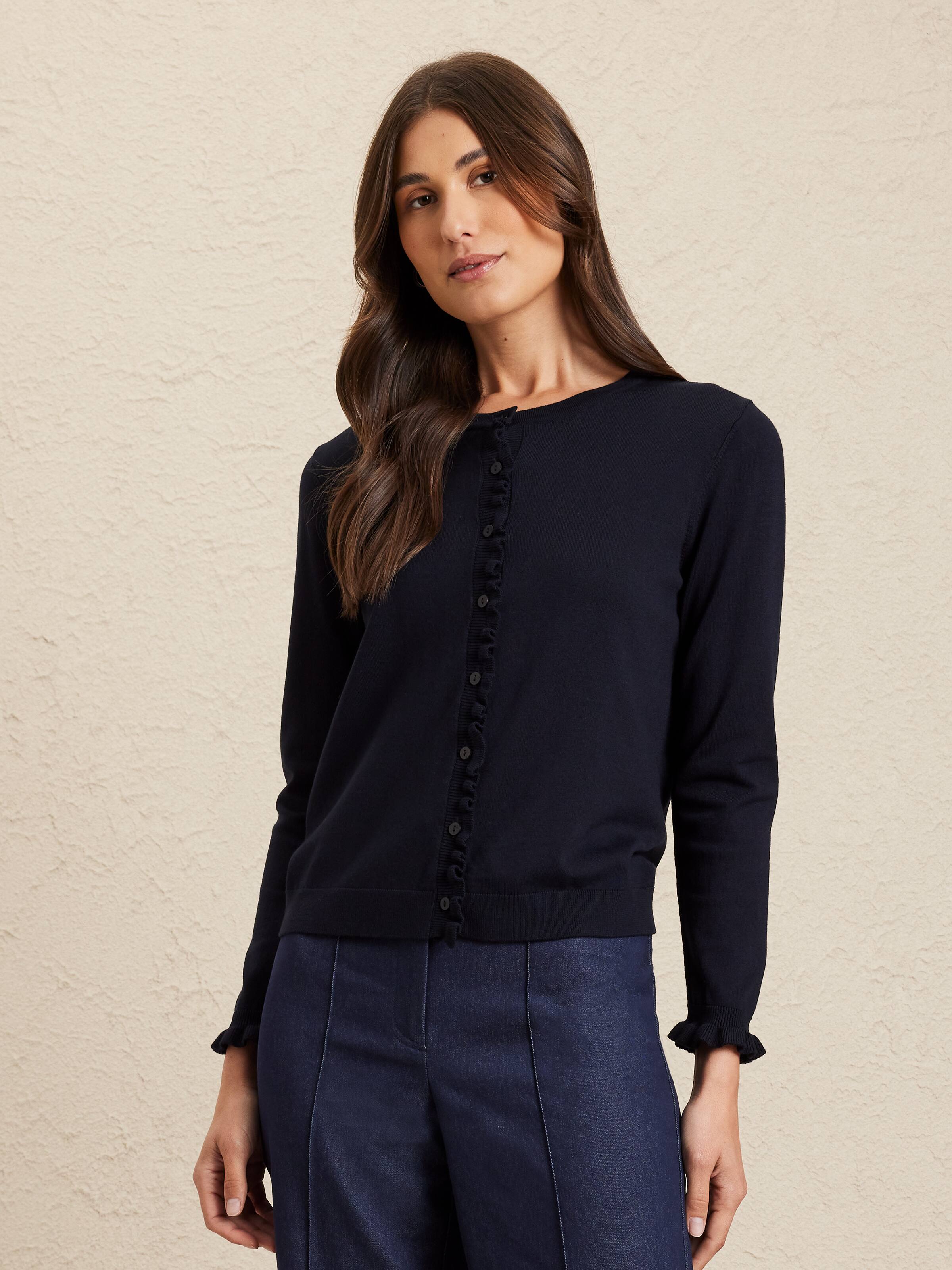 Milly Frill Button Through Cardigan