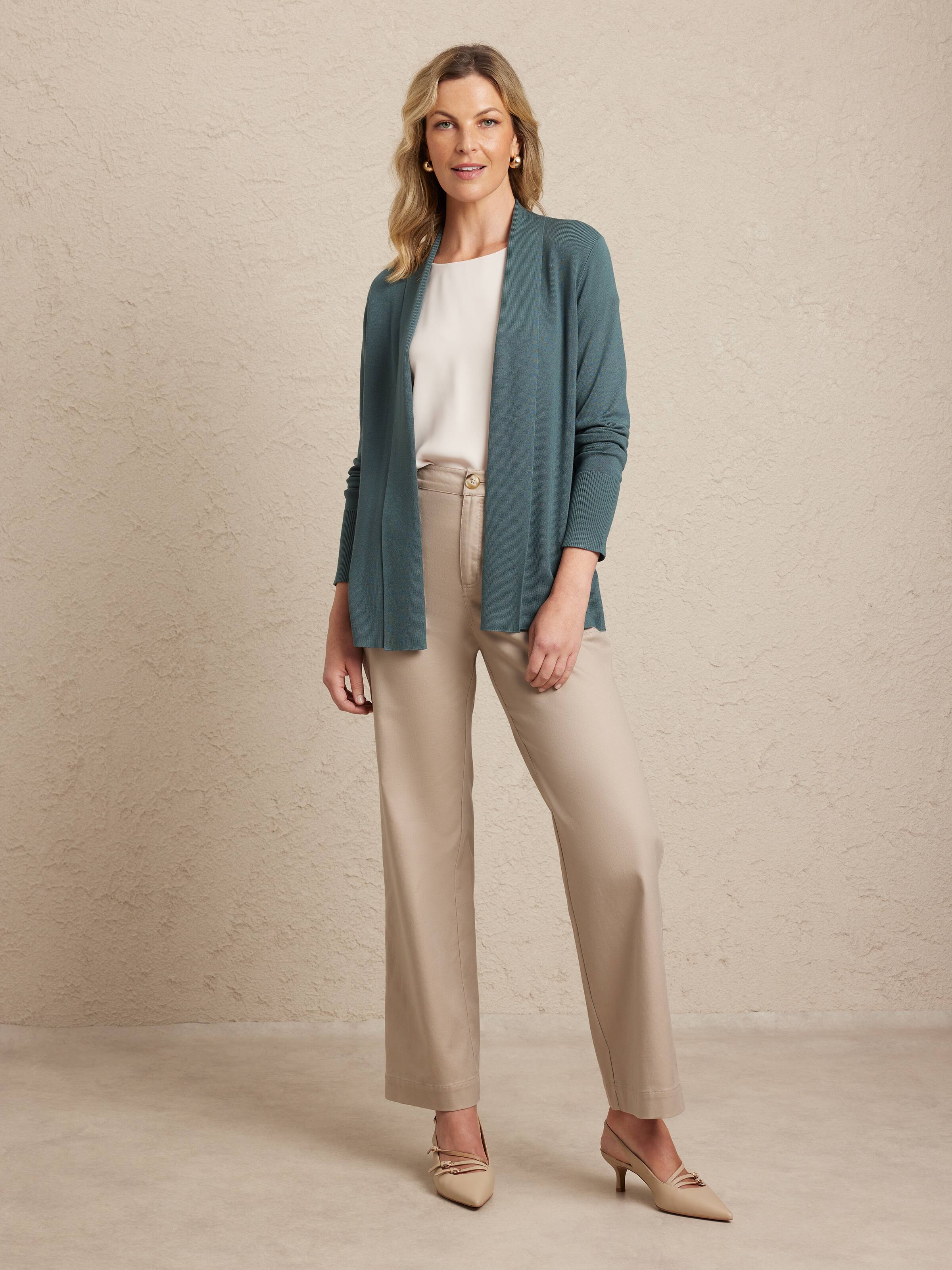 Rib Cuff Isabelle Cardigan