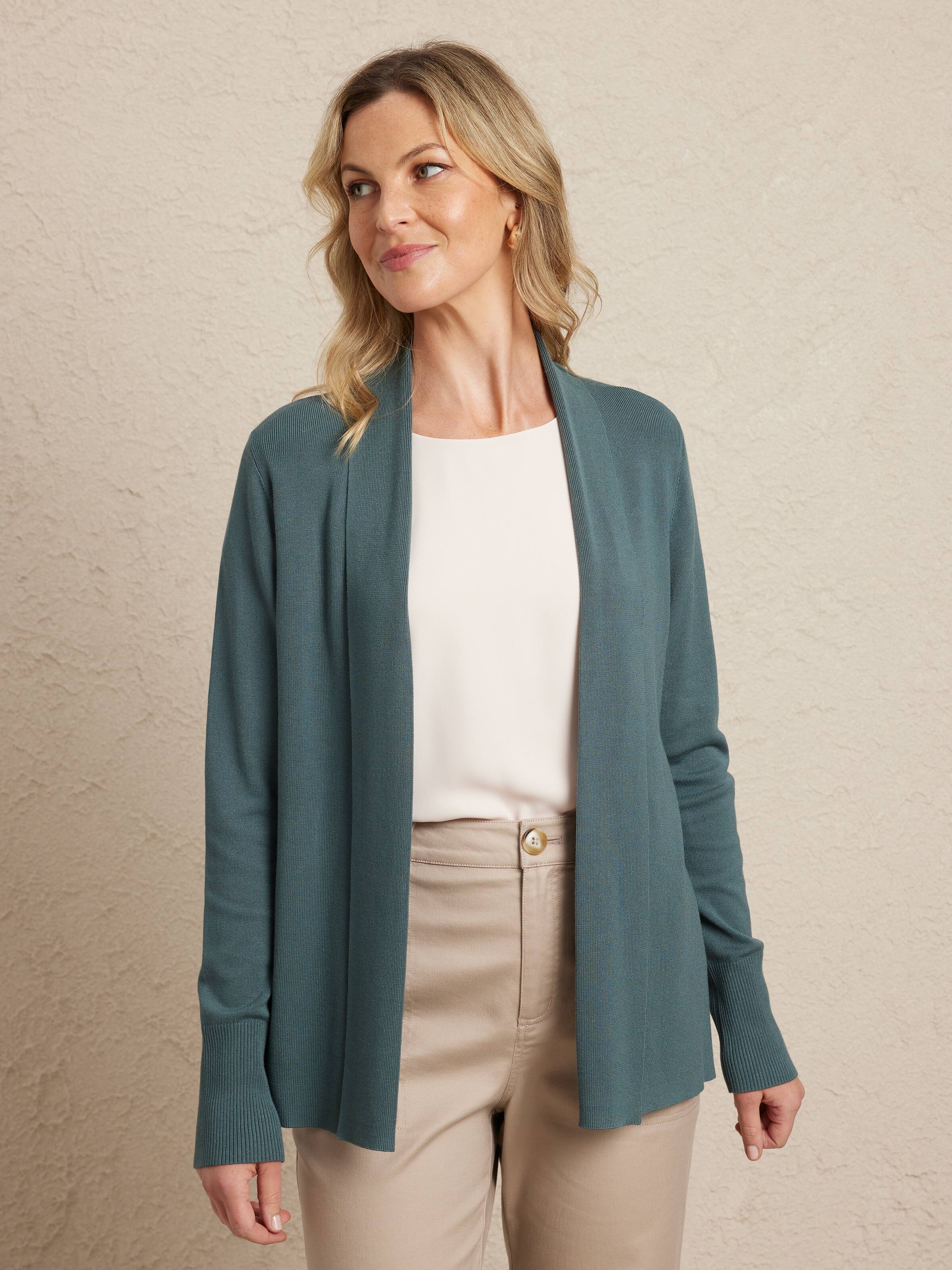 Rib Cuff Isabelle Cardigan