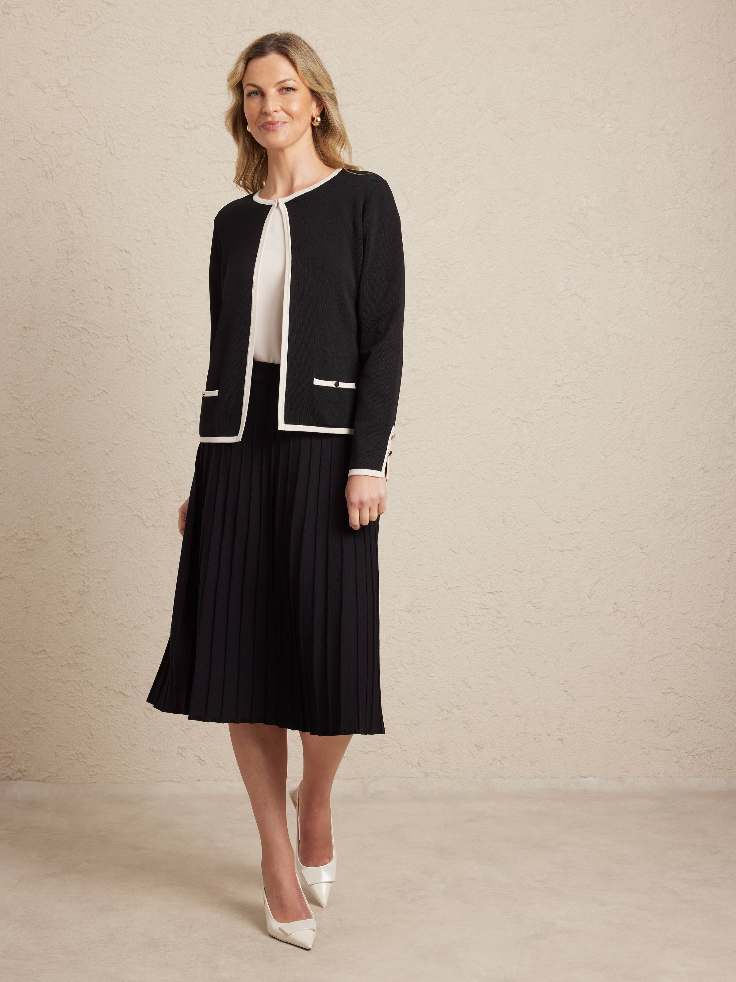 Long Sleeves Sia Split Sleeve Cardi