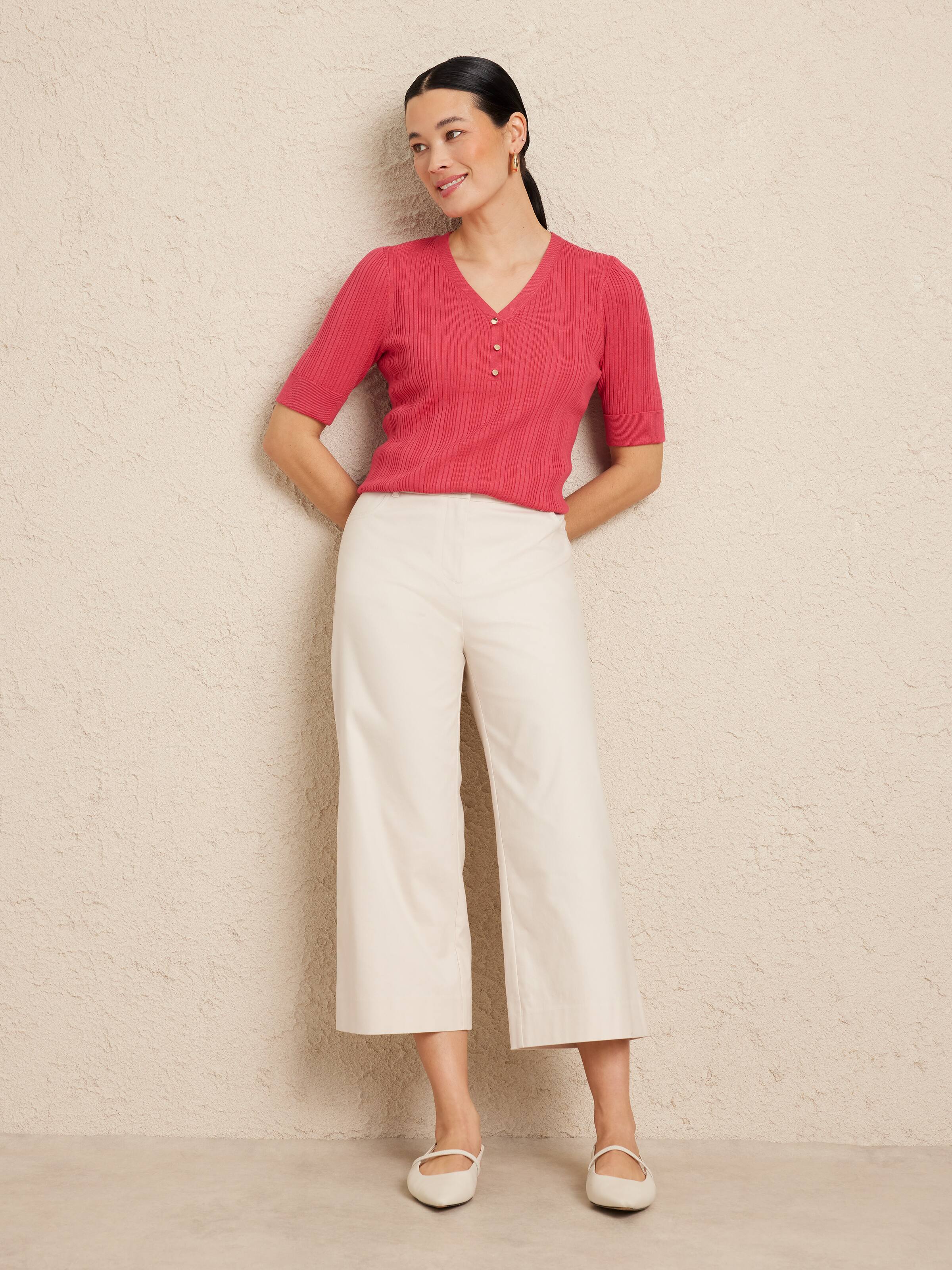 Carla Ribbed Knit Top