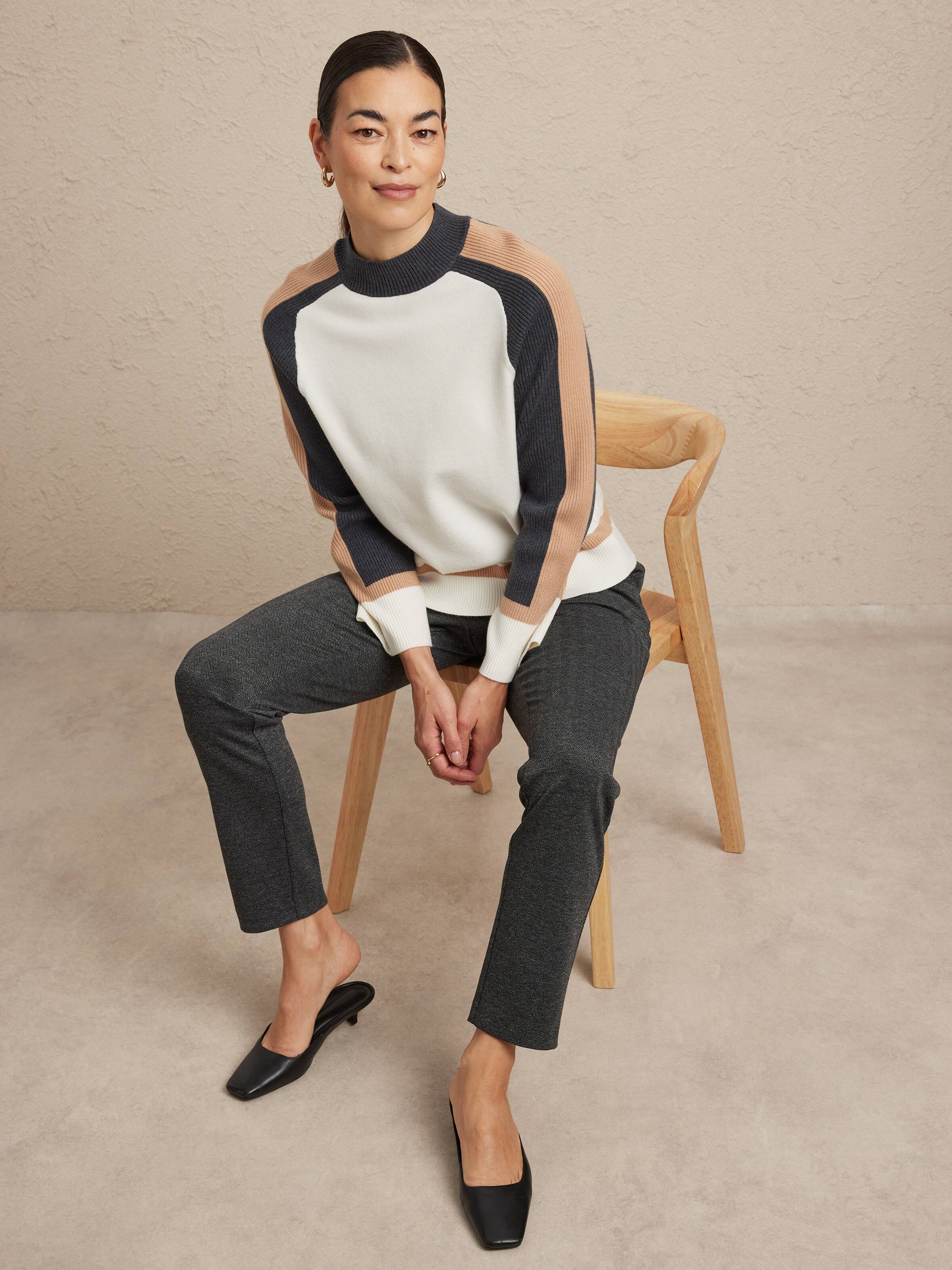 Long Sleeve Cecilia Colour Blocked Jump