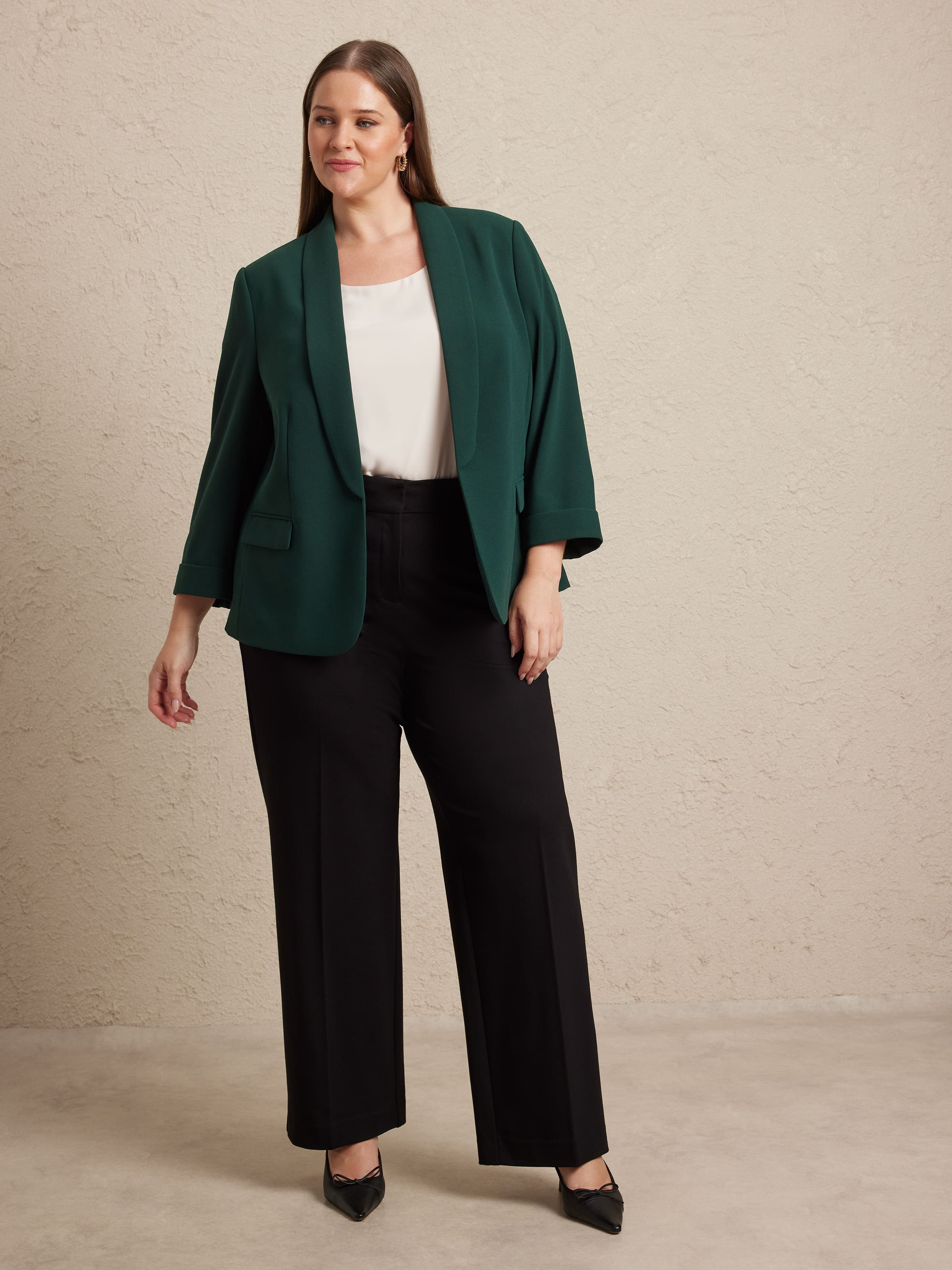 Curve Drew Tuxedo Blazer