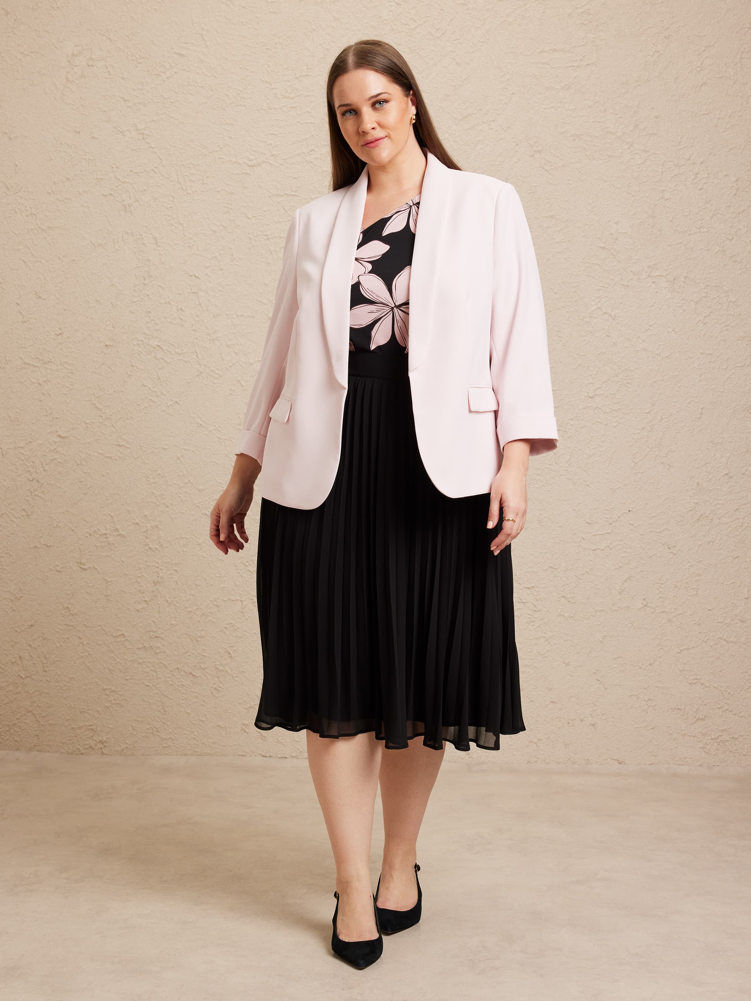 Curve Drew Tuxedo Blazer